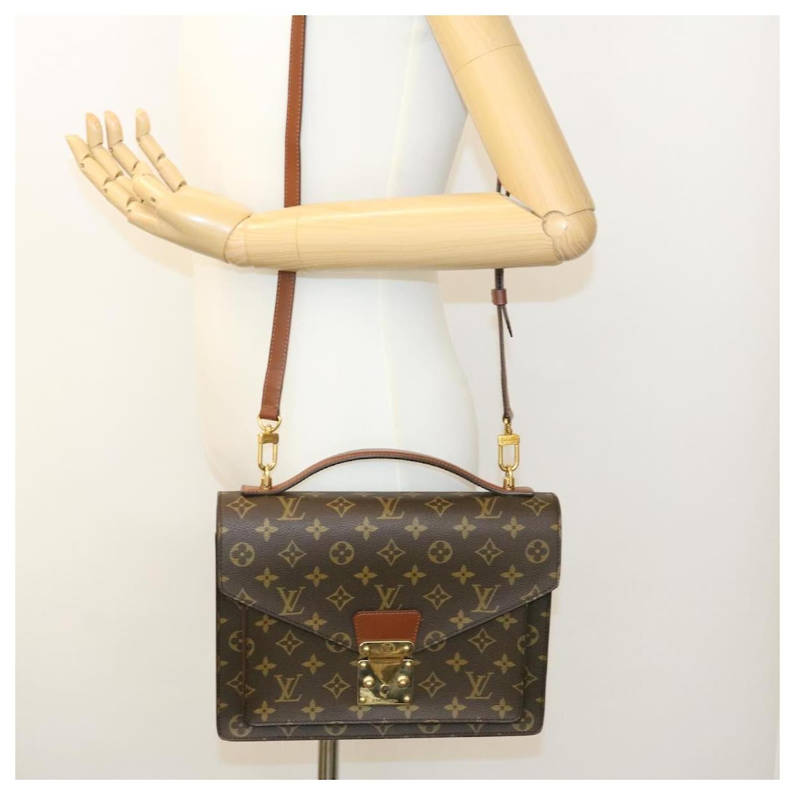 Louis Vuitton Monogram Monceau 26 Hand Bag M51185 LV Auth bs3116 Cloth  ref.725935 - Joli Closet