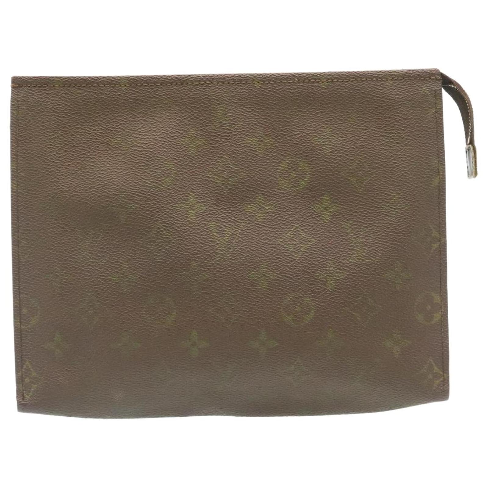 LOUIS VUITTON Monogram Poche Toilette 26 Pouch Vintage M47542 LV Auth fm1199