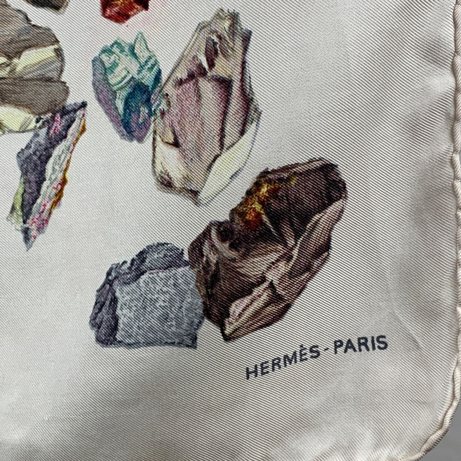Foulard HERMÈS 100% Soie Vintage La France 1959 - Jaune, état Bon, Pièce Rare