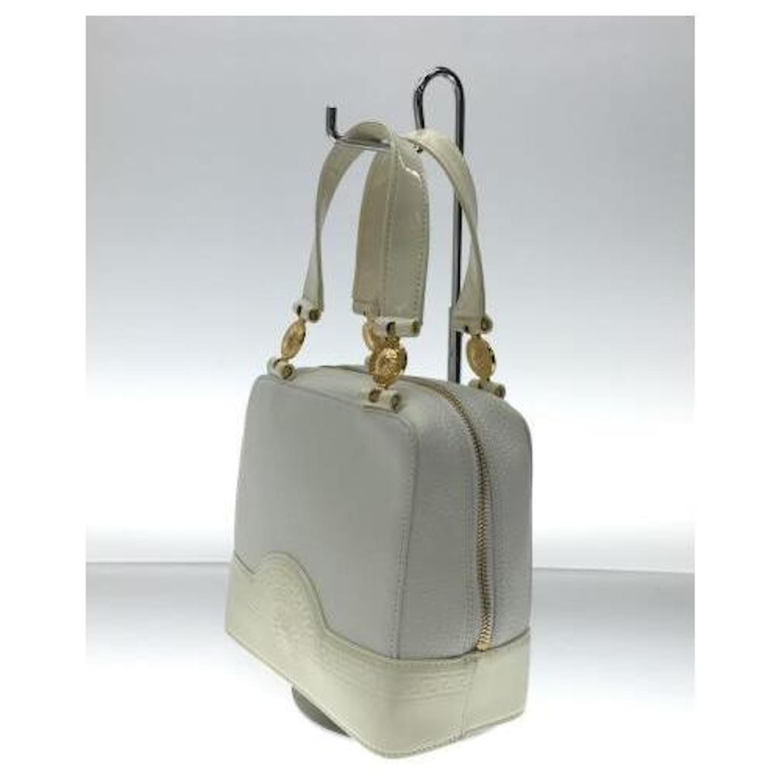 Gianni Versace Handbags White Leather ref.462258 Joli Closet
