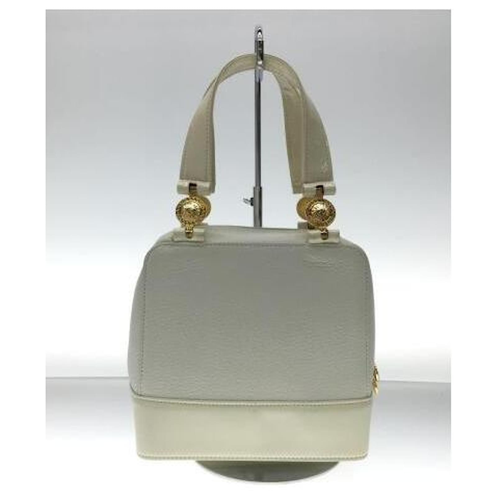 Gianni Versace Handbags White Leather ref.462258 Joli Closet