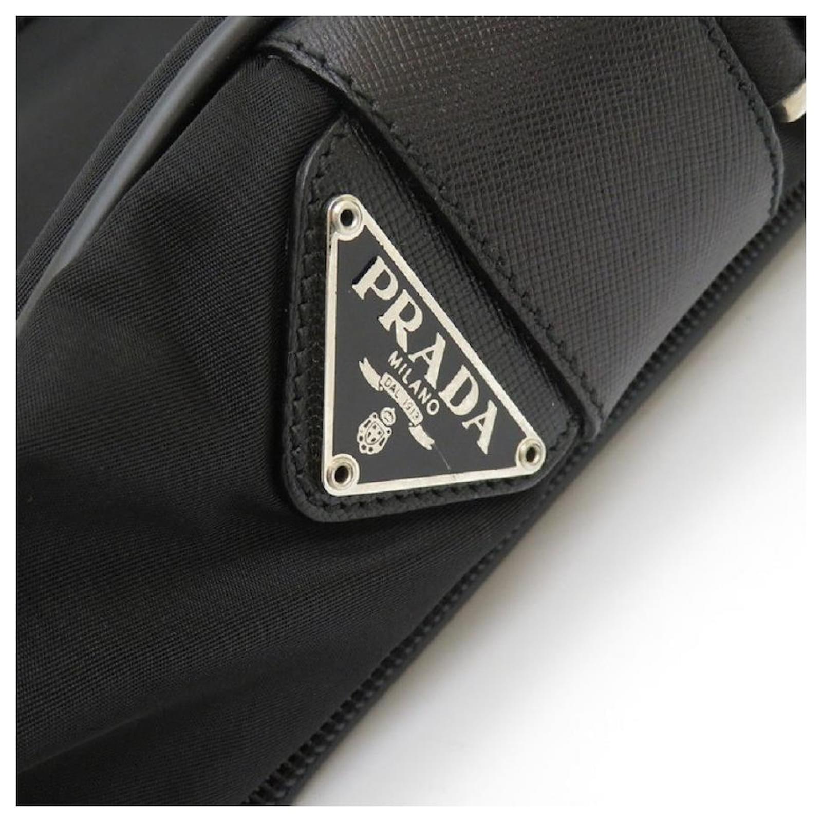 Prada 2way Hand Bag Black Synthetic ref.180709 - Joli Closet