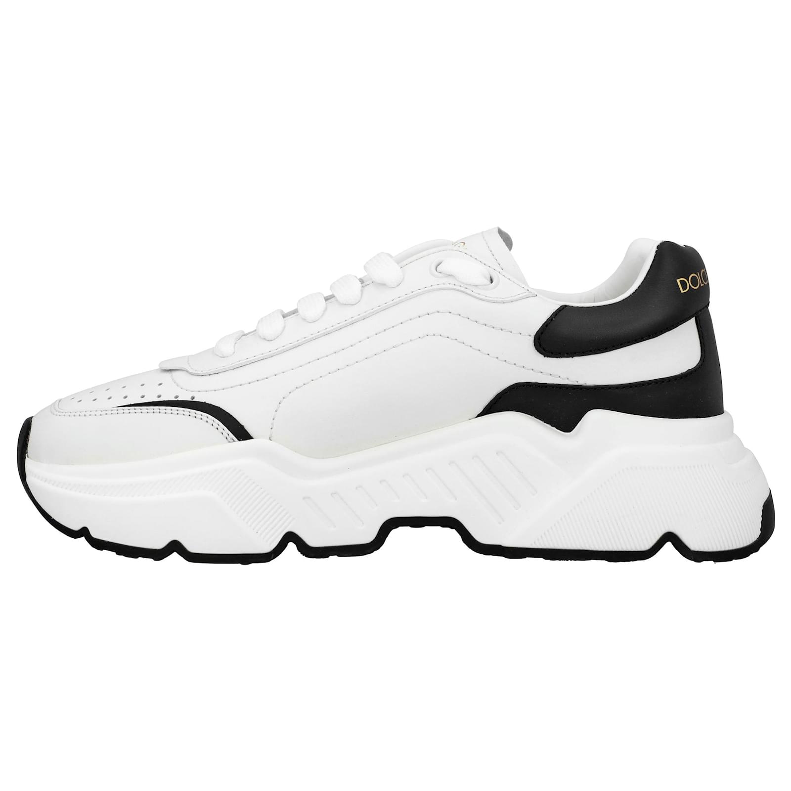 Dolce & Gabbana Daymaster Sneakers in Nappa calf leather in white Pony ...