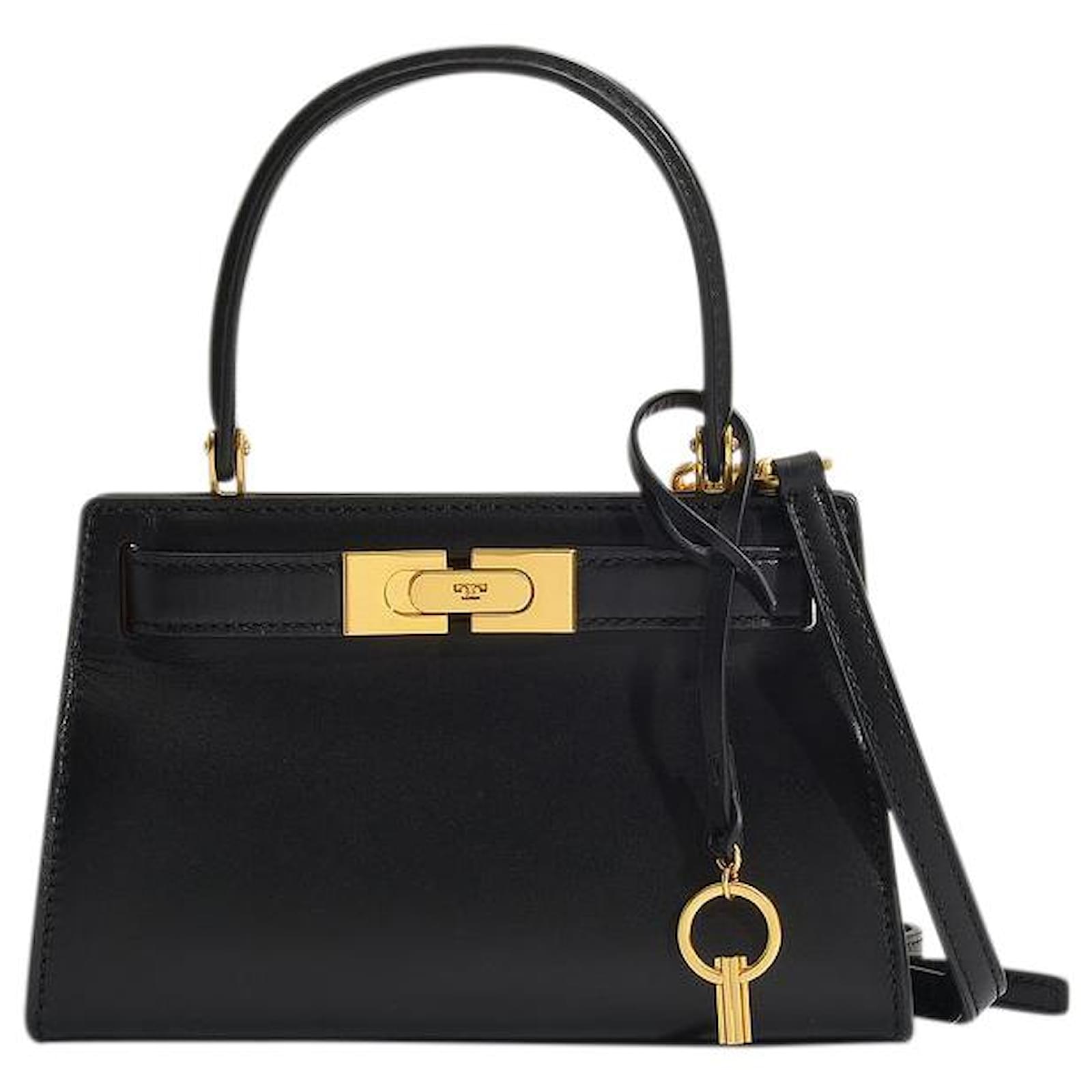 Tory Burch Lee Radziwill Petite Bag in Black Leather ref.463132