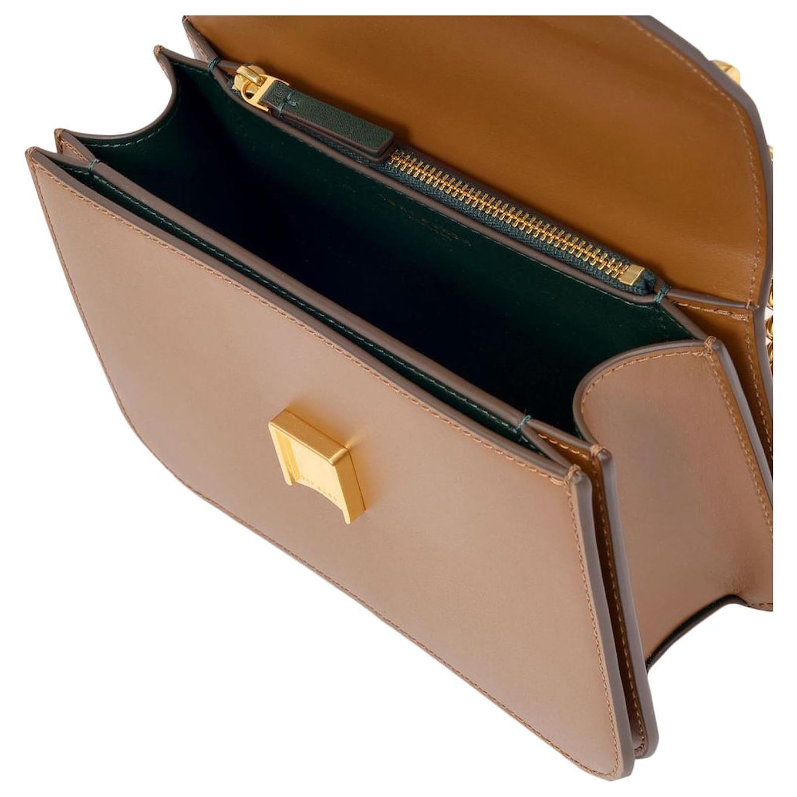 Tory Burch Eleanor Small Convertible Shoulder Bag in Brown Leather  ref.463321 - Joli Closet