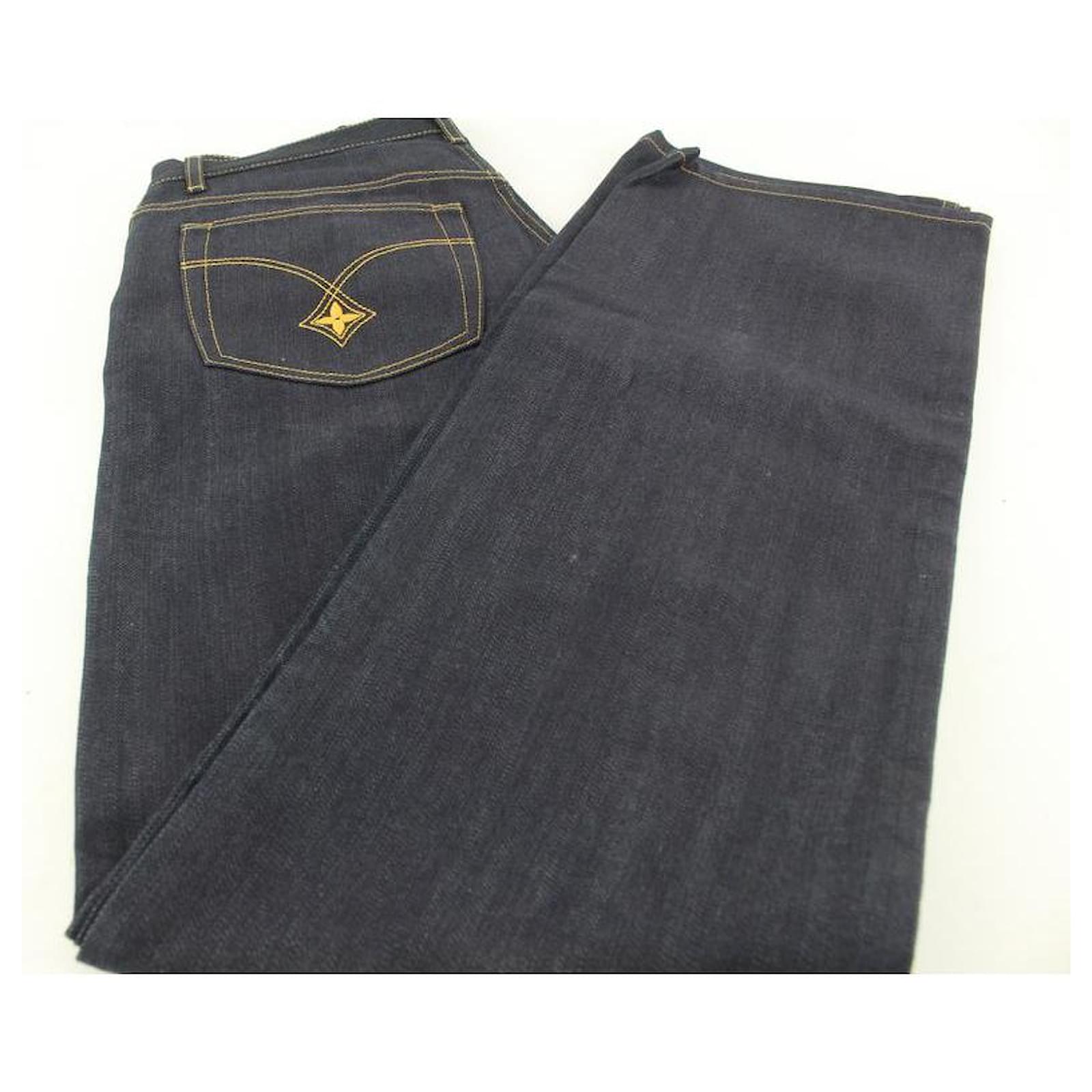 Louis Vuitton Men's 28 Navy Denim Jeans 1222lv31