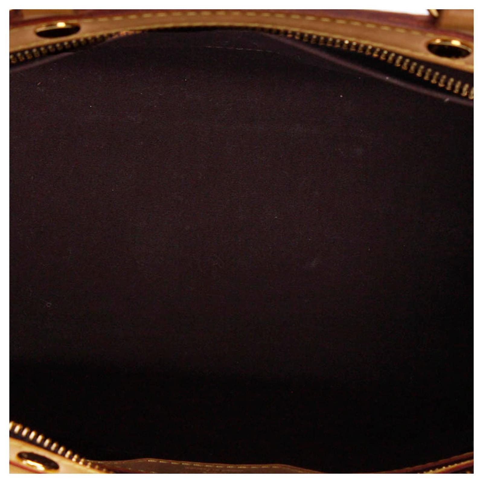 Louis Vuitton Purple Vernis Brea MM Brown Light brown Leather Patent  leather ref.439955 - Joli Closet