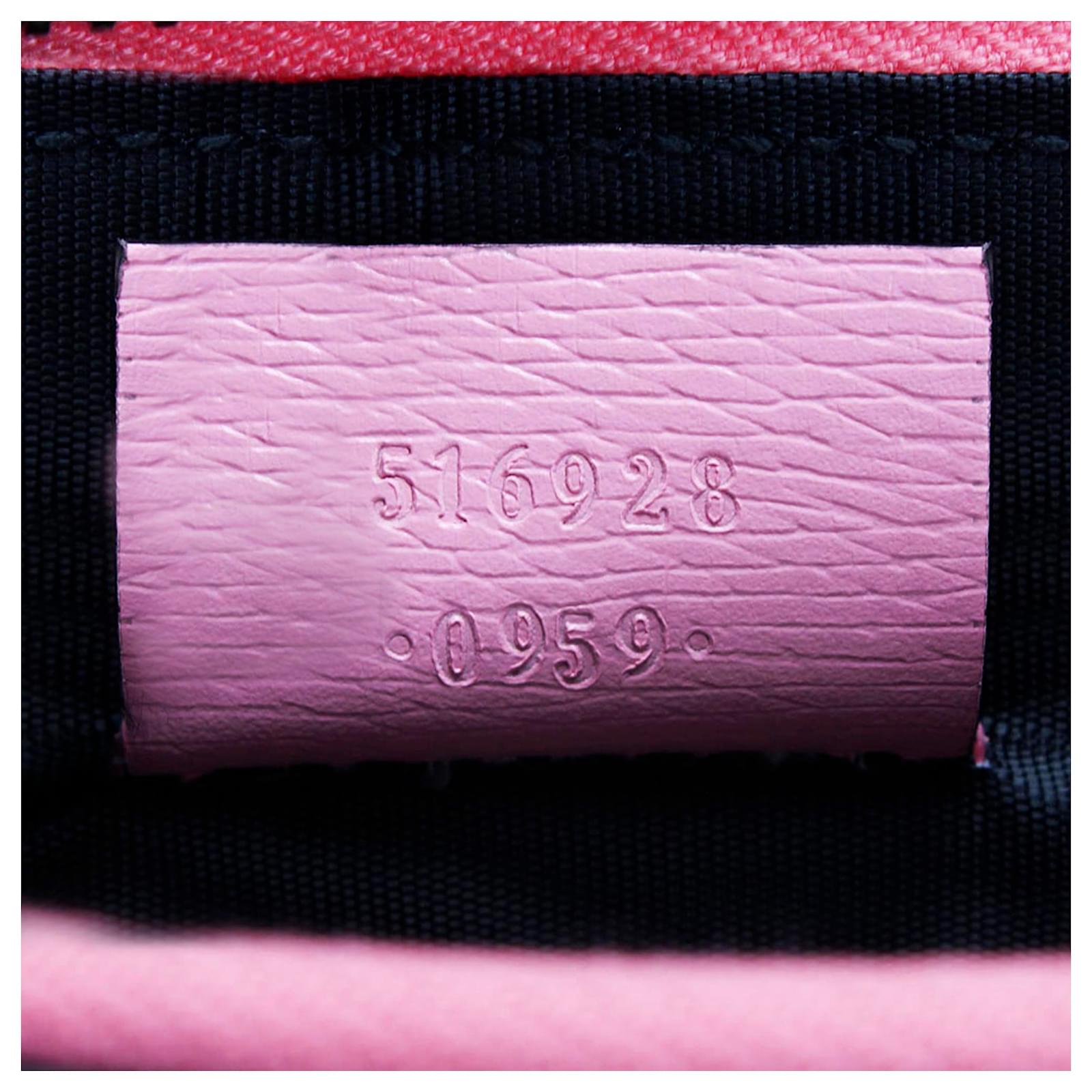 Gucci Pink Garden Evil Eye Leather Clutch Bag Black Pony-style calfskin  ref.463643 - Joli Closet