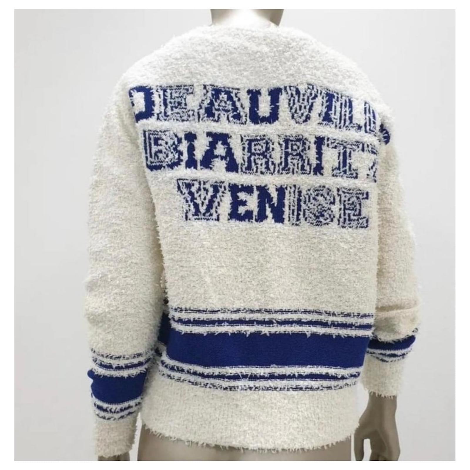 Chanel varsity iconic logo pullover sweate sale