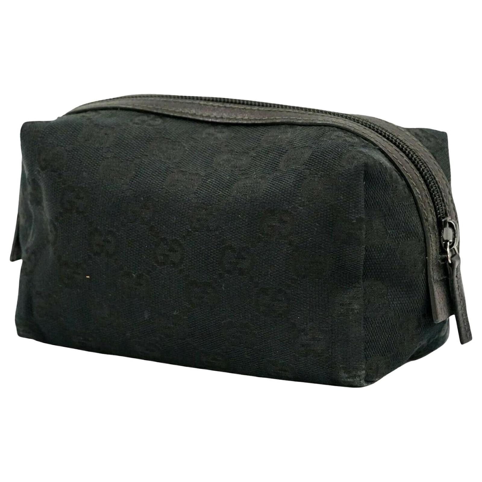Gucci Cosmetic pouch Black Cloth ref.464119 Joli Closet