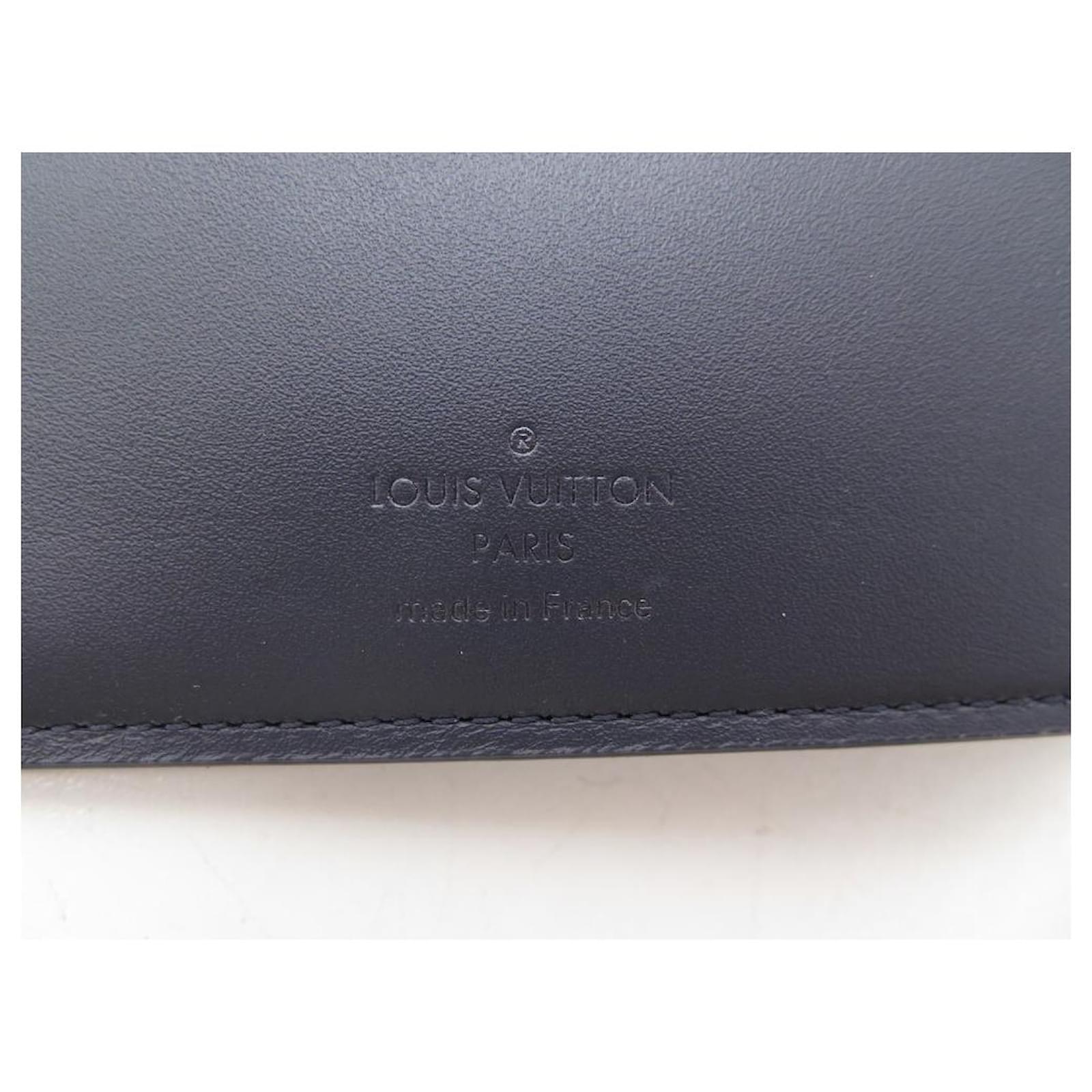 Louis Vuitton NEW VUITTON SLENDER WALLET IN NAVY BLUE DAMIER INFINITE  LEATHER WALLET ref.464643 - Joli Closet