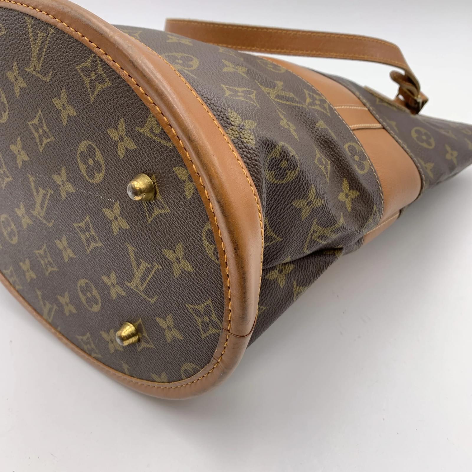 Louis Vuitton Vintage French Co. Made in USA Monogram Bucket Bag