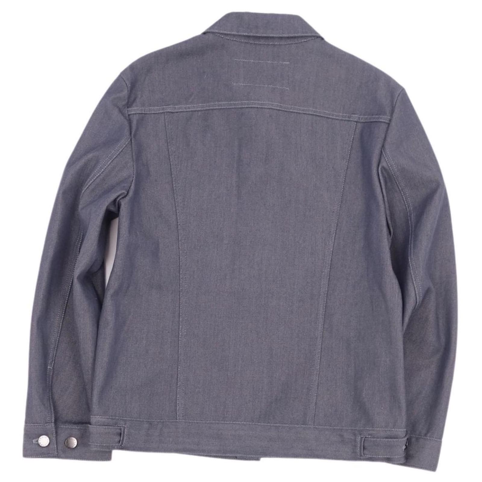 Used] Louis Vuitton LOUIS VUITTON Jacket Wool Cotton Denim Tracker Monogram  Men's G Jean 48 (M Equivalent) Indigo Blue ref.465017 - Joli Closet