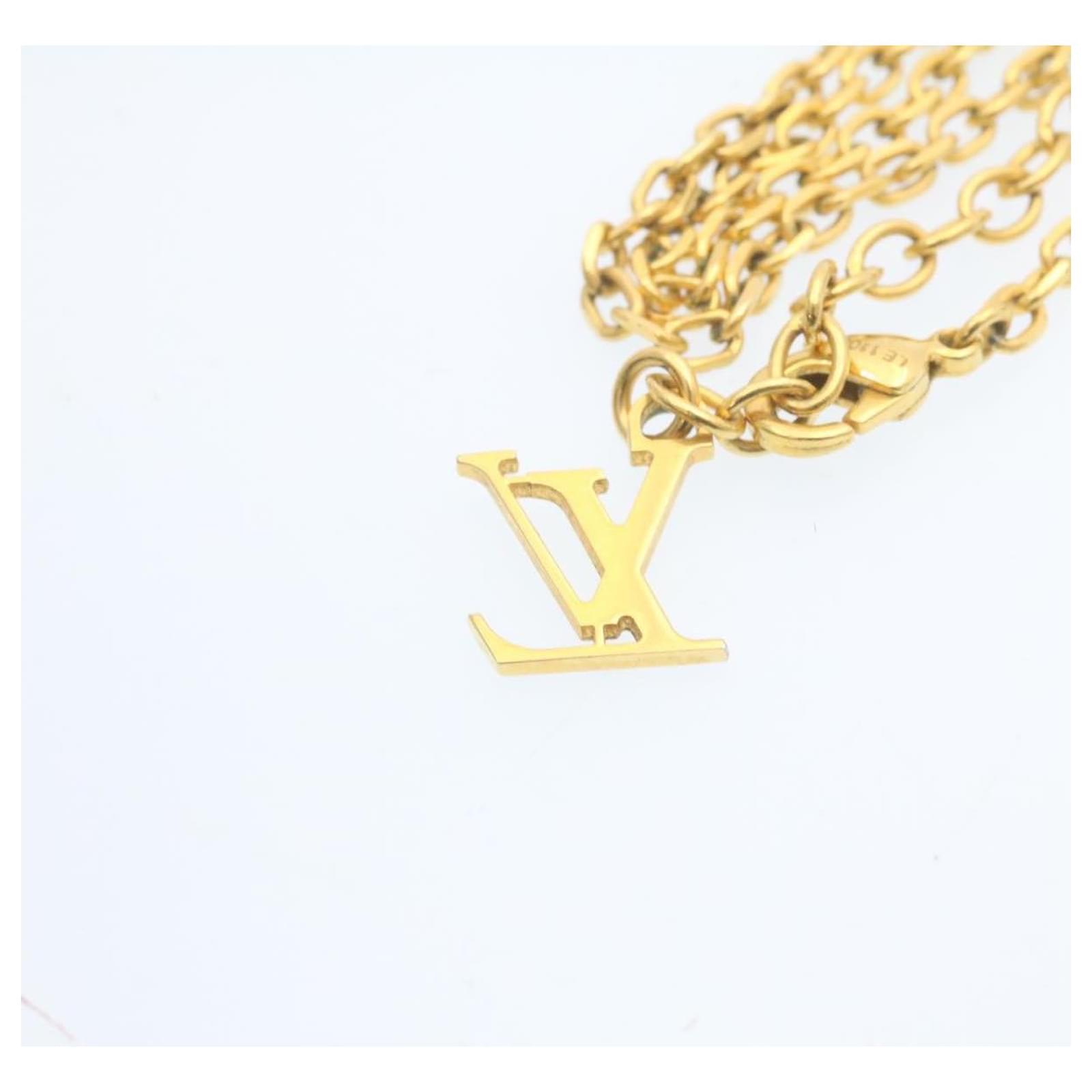 Collier Louis Vuitton Métal Ref466122 Joli Closet