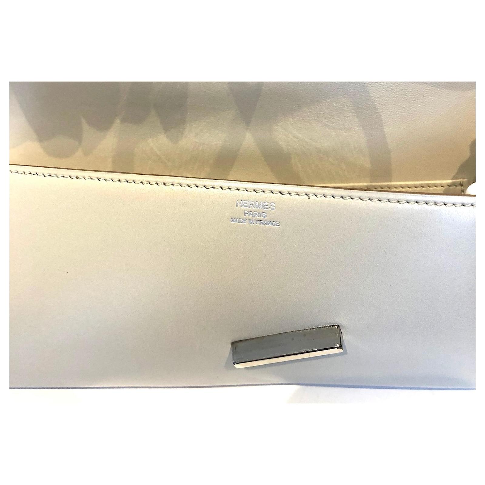 Preowned Hermes Box Egee Clutch