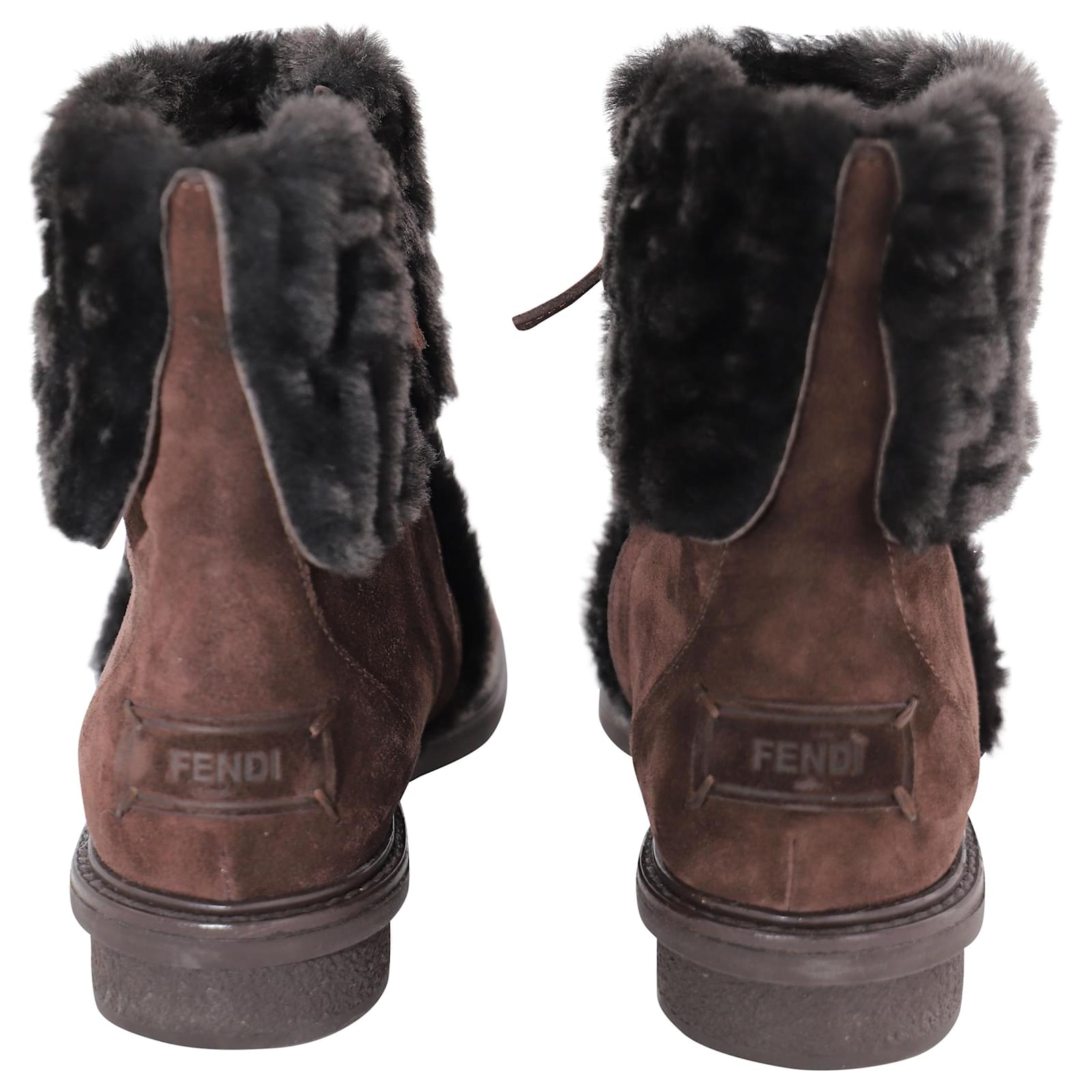 fendi fur snow boots