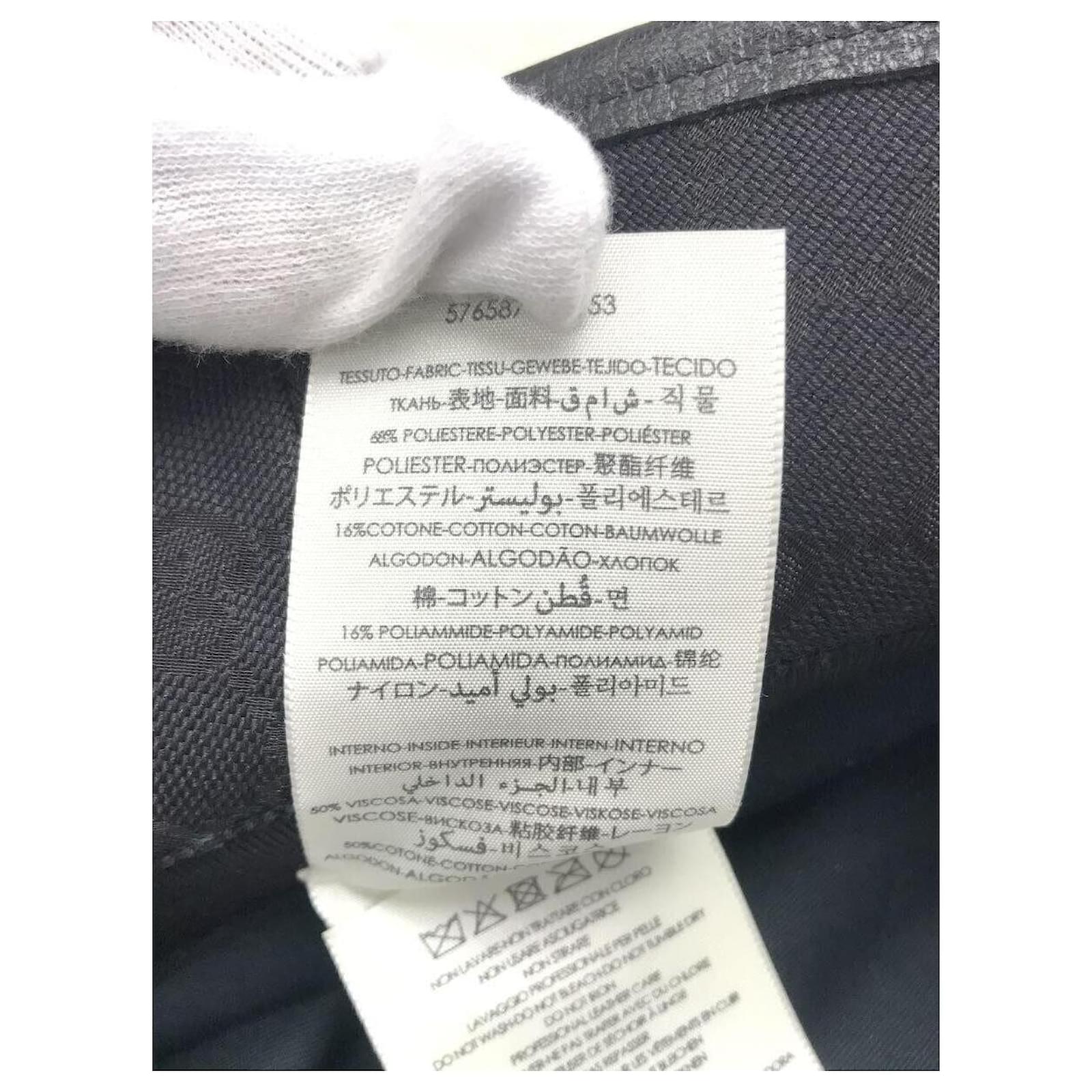 GUCCI Cappello / L / Cotone / BLK / Fantasia totale / 576587 4HG53 Nero  ref.466813 - Joli Closet