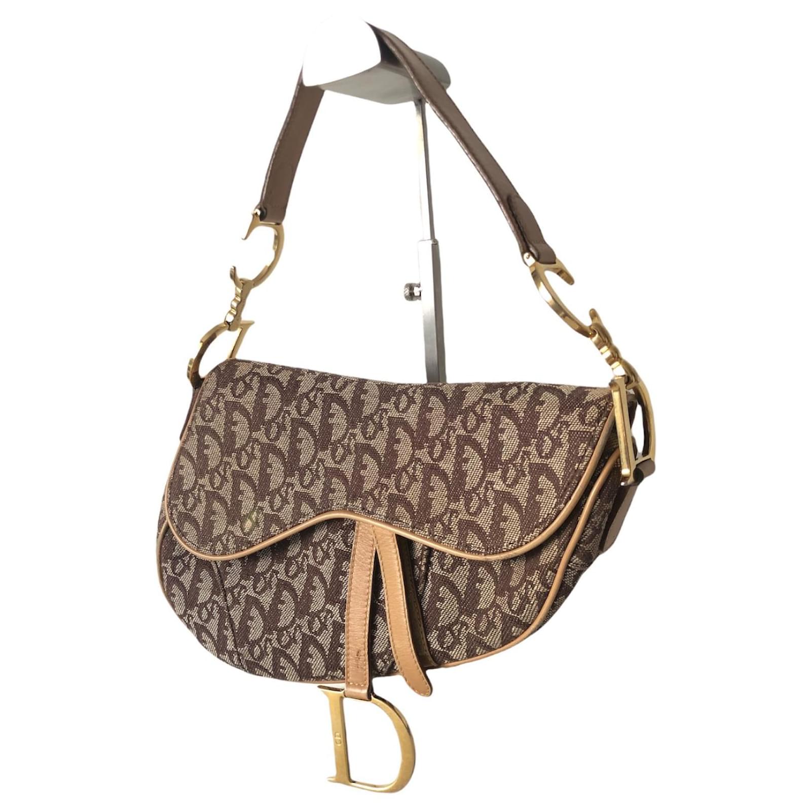 Dior Saddle Bag Brown Oblique Jacquard | 3D model