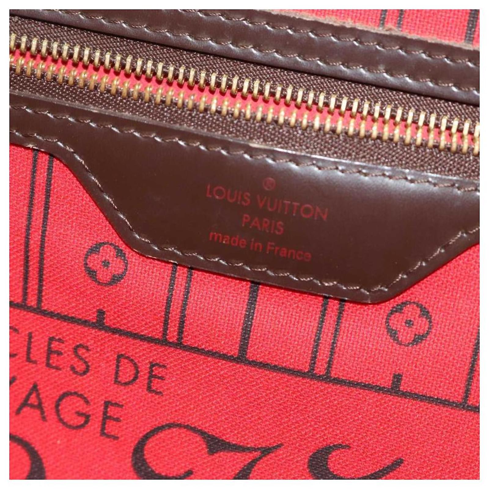 Louis Vuitton Large Damier Ebene Neverfull GM Tote bag 2lvl1223 Leather  ref.467324 - Joli Closet