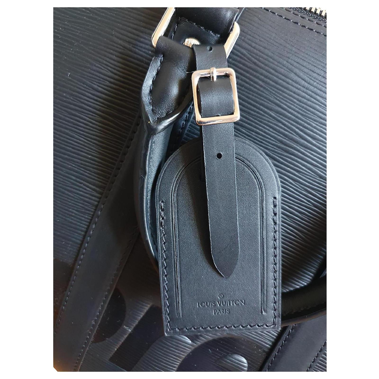 Louis Vuitton x supreme keepall 45 Black Leather ref.467413 - Joli