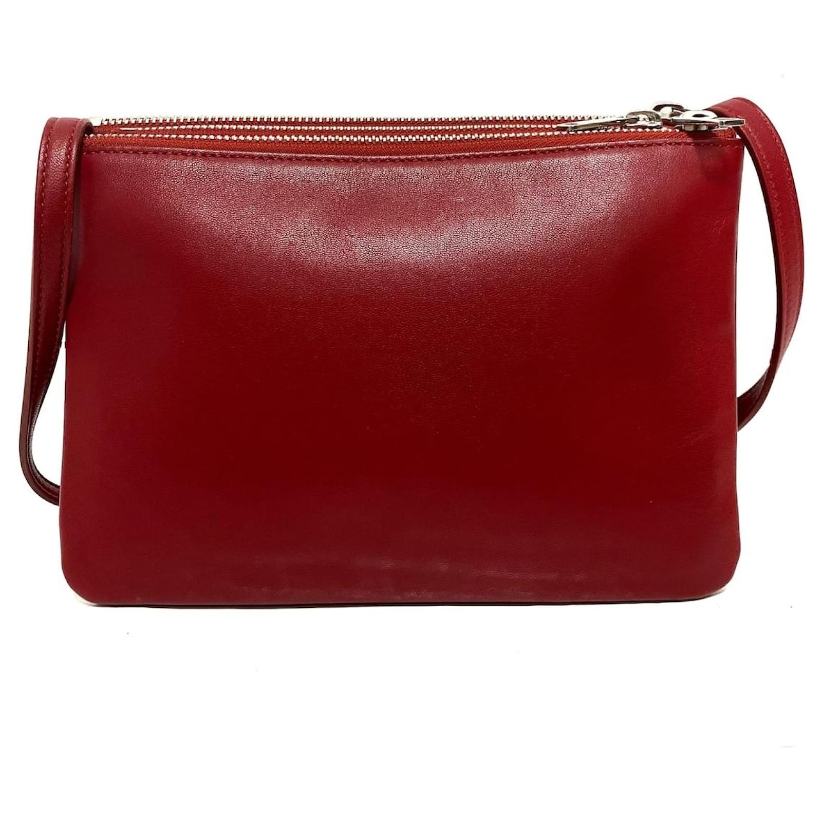 Céline Trio Red Pony-style calfskin ref.467891 - Joli Closet