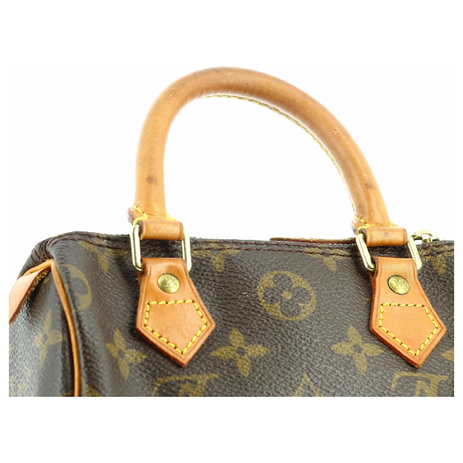 Louis Vuitton 1999 HL Monogram bag Brown Cotton ref.468314 - Joli