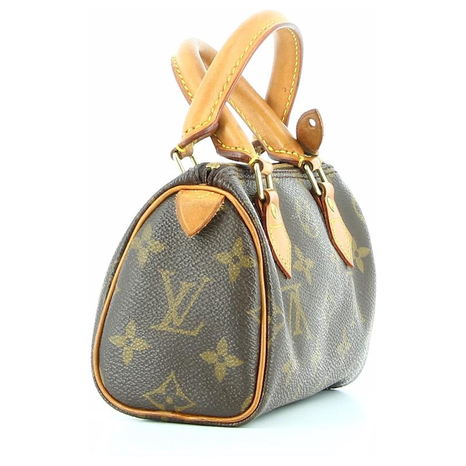 Louis Vuitton 1999 HL Monogram bag Brown Cotton ref.468314 - Joli