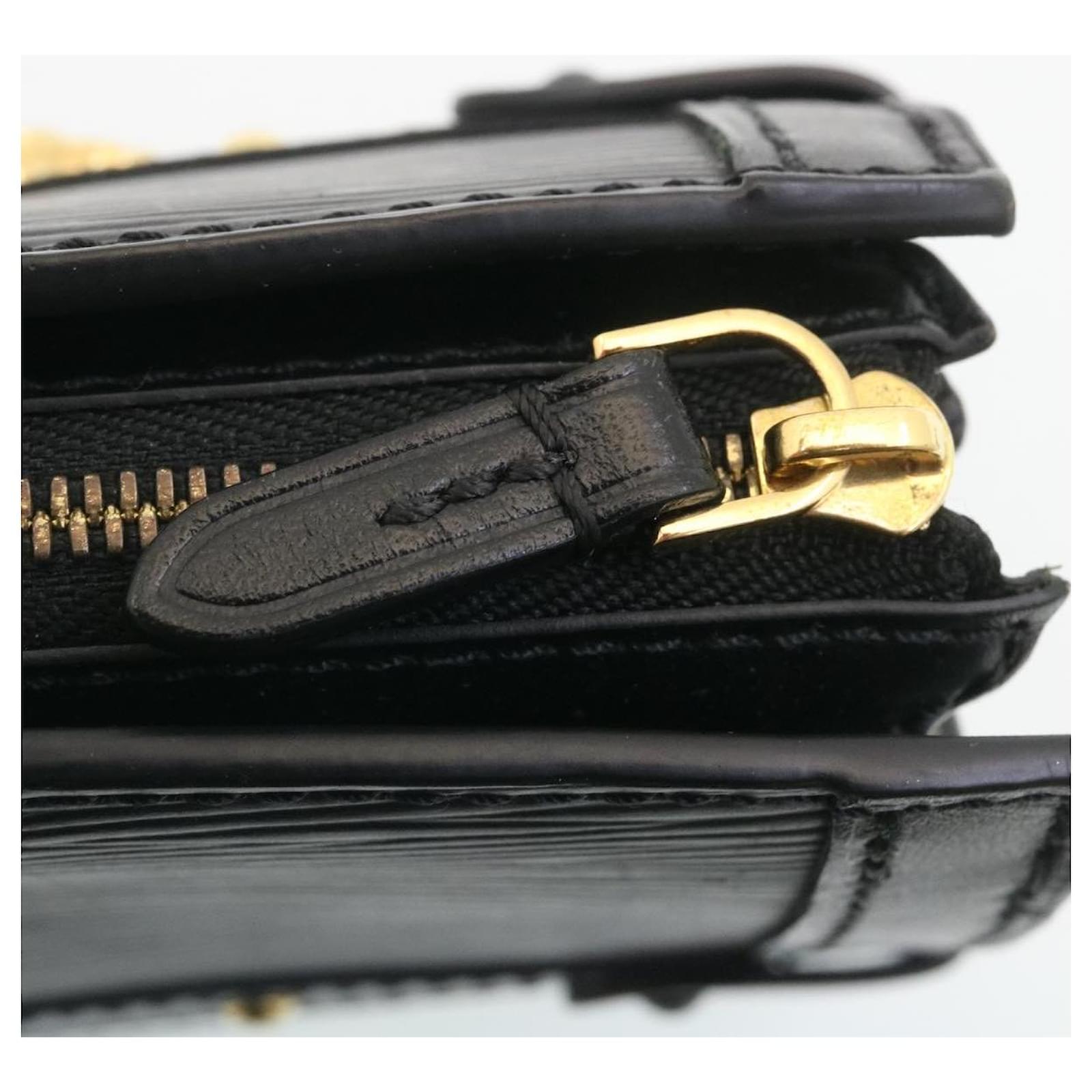 Louis Vuitton Black Epi Trunk Clutch M53052
