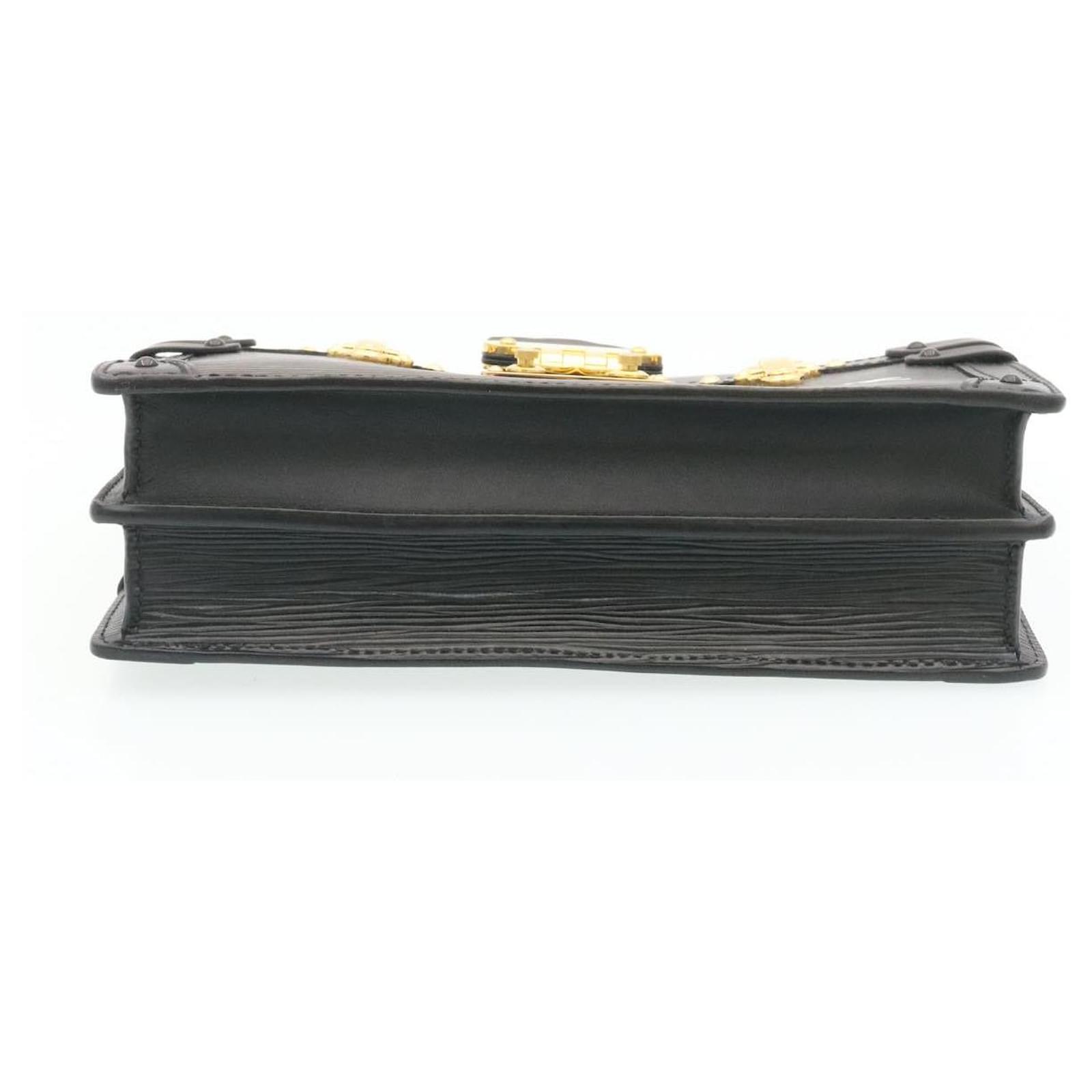 Louis Vuitton Black Epi Trunk Clutch M53052– TC