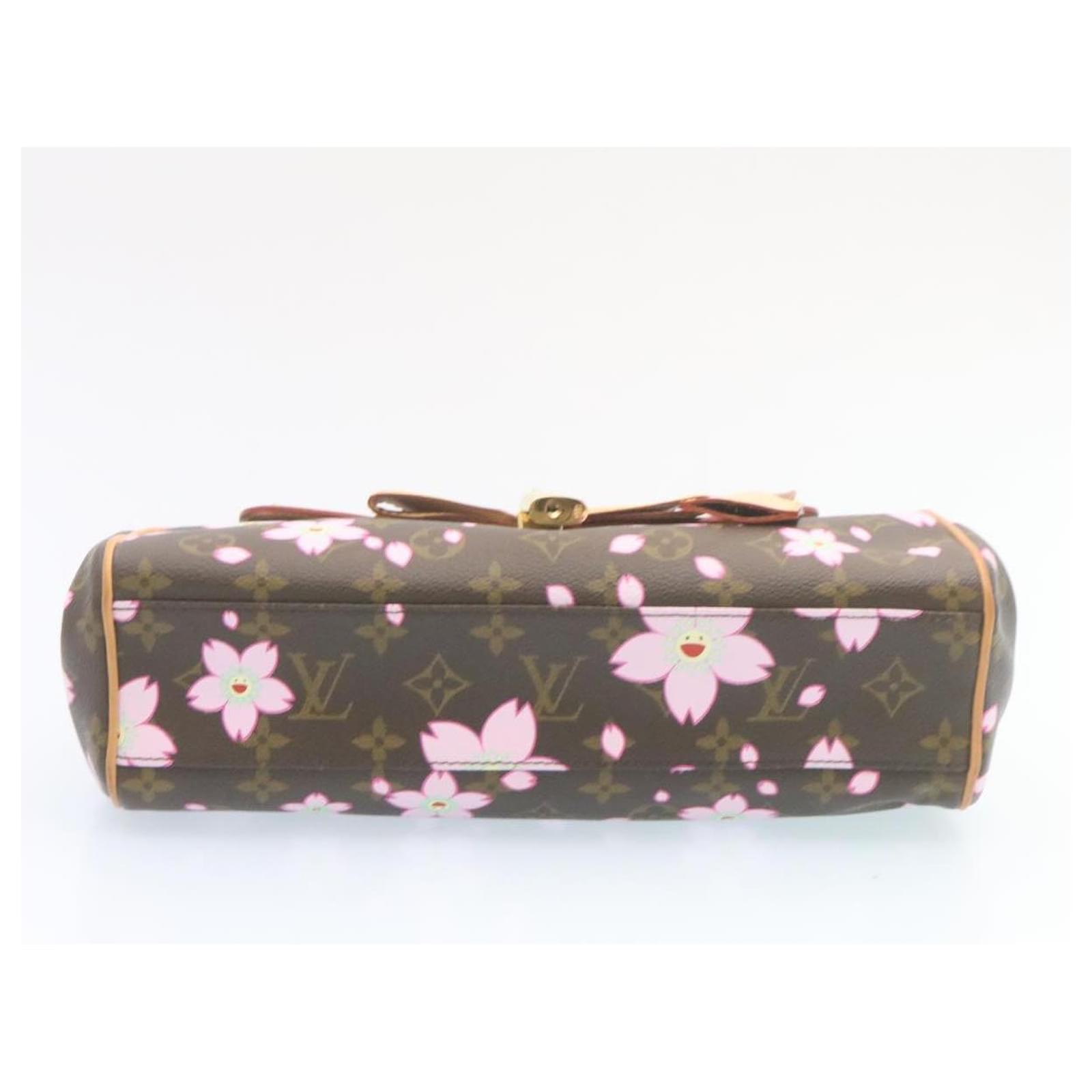 LOUIS VUITTON Monogram Cherry Blossom Sac Retro PM Hand Bag M92012 auth  29255a Cloth ref.636285 - Joli Closet