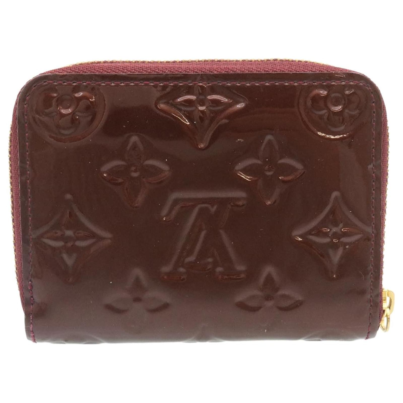 Louis Vuitton Amarante Monogram Vernis Zippy Coin Purse