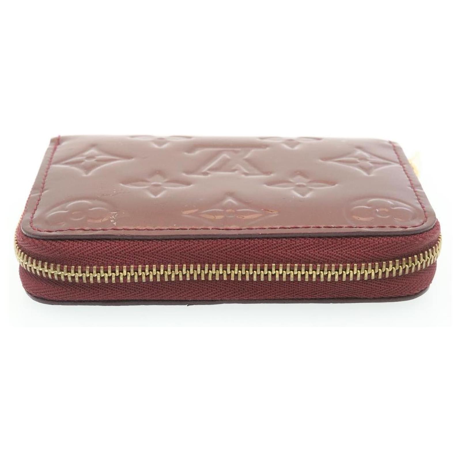 LOUIS VUITTON coin purse M93607 zip around purse Monogram Vernis