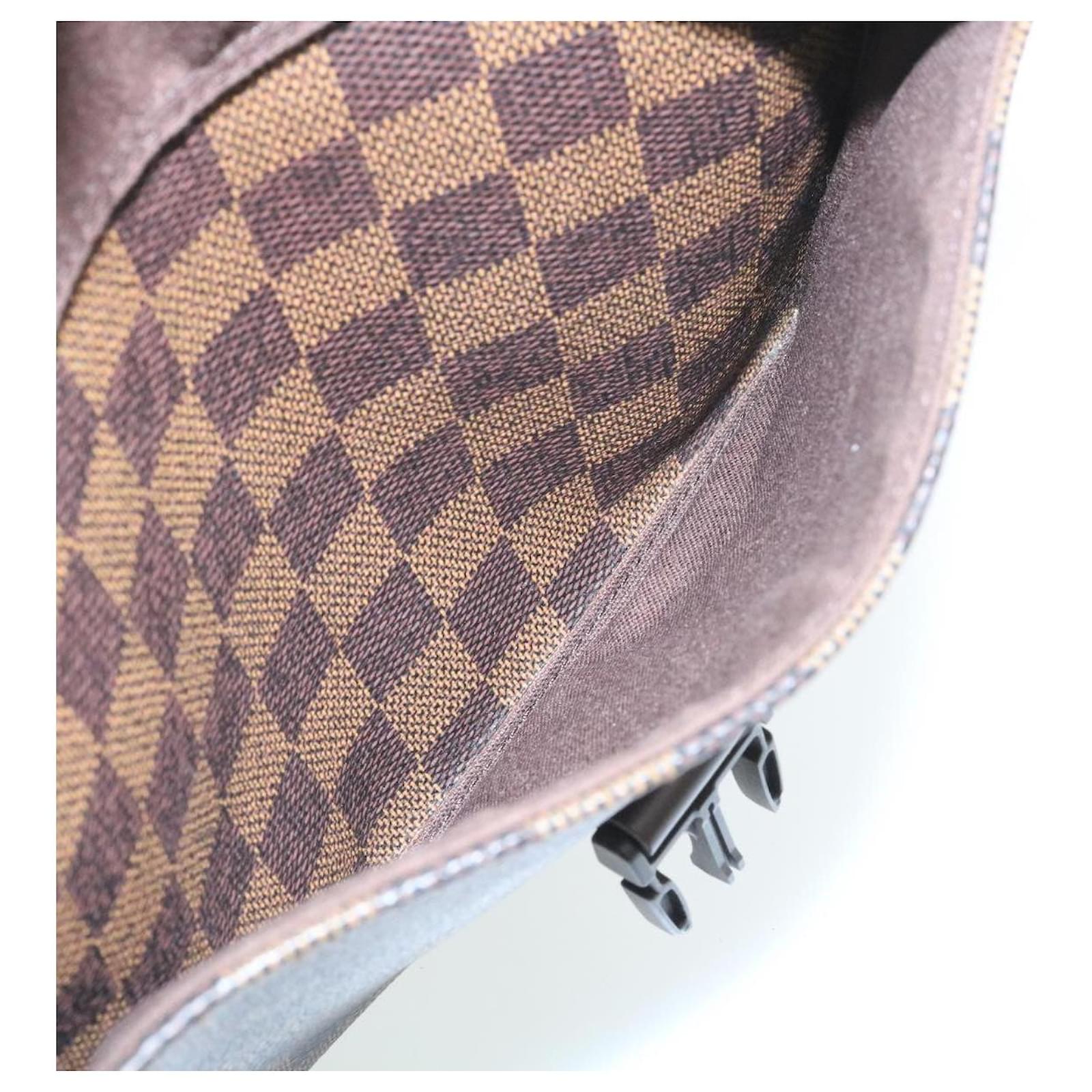 LOUIS VUITTON Damier Ebene Pochette Merwiel Shoulder Bag N51127 LV Aut