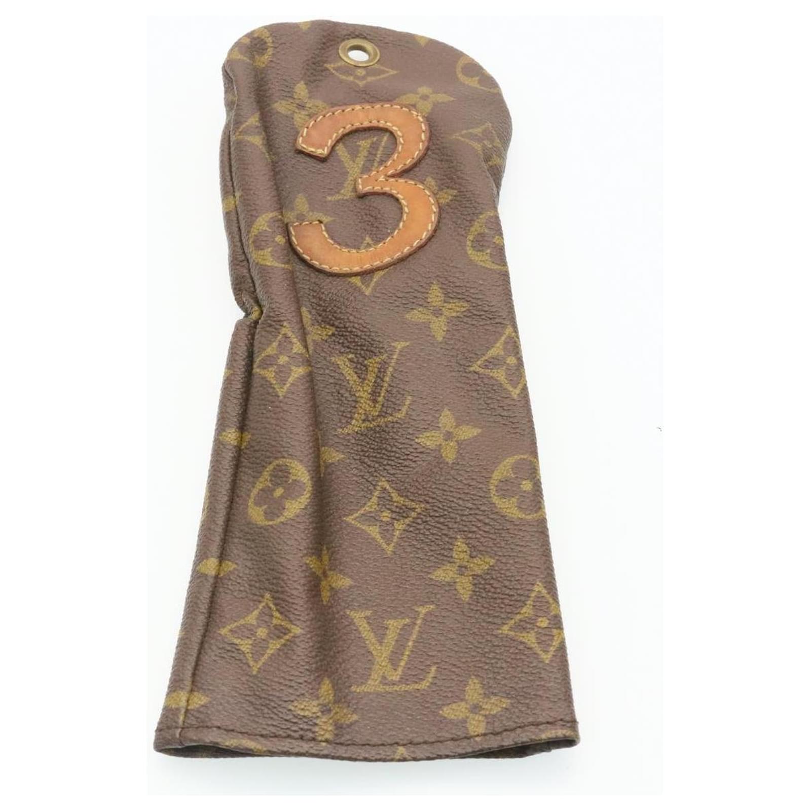 LOUIS VUITTON Monogram Golf Club Cover Golf Ball Pouch 6Set LV