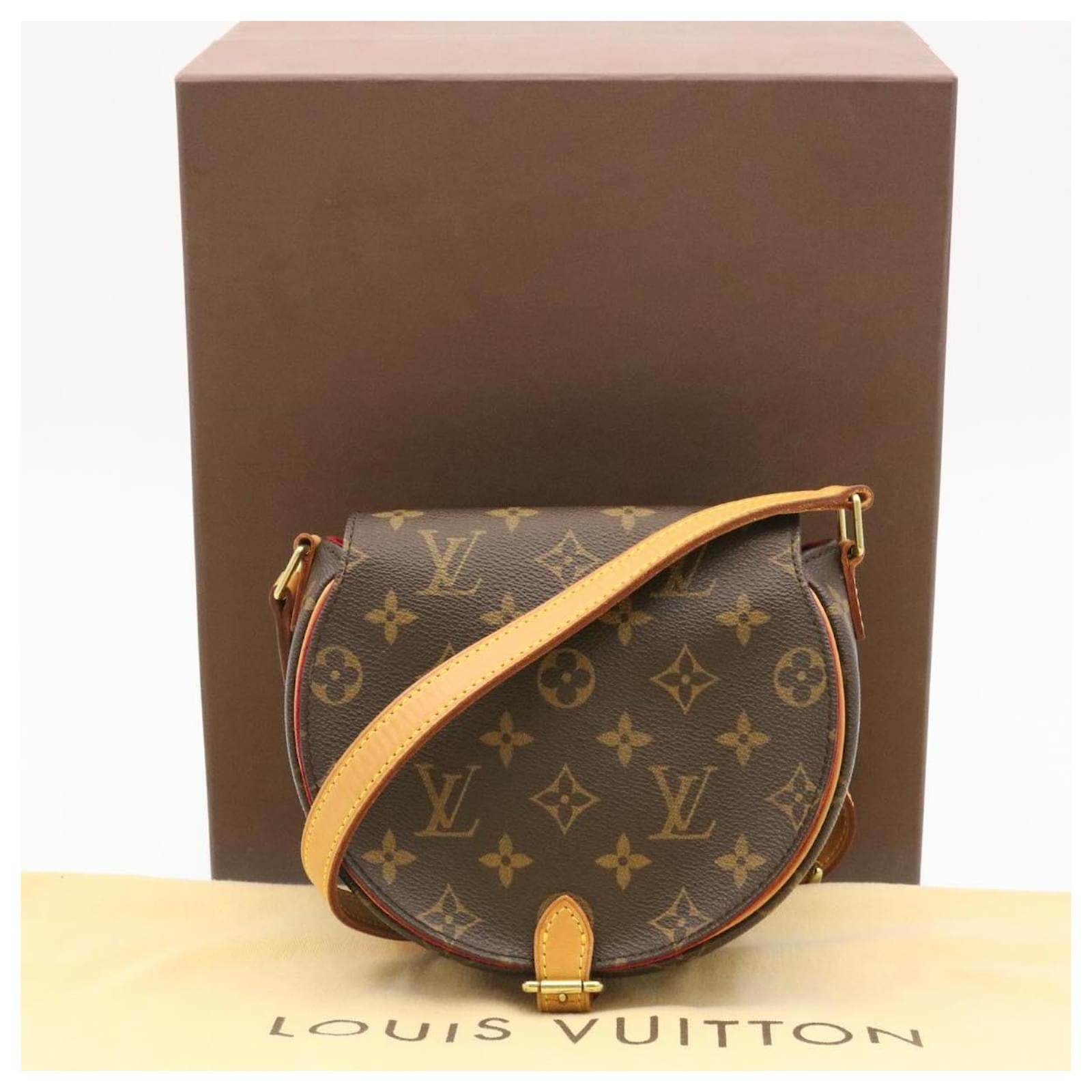 LOUIS VUITTON Monogram Tambourine Shoulder Bag M51179 LV Auth 22759 Cloth  ref.335941 - Joli Closet