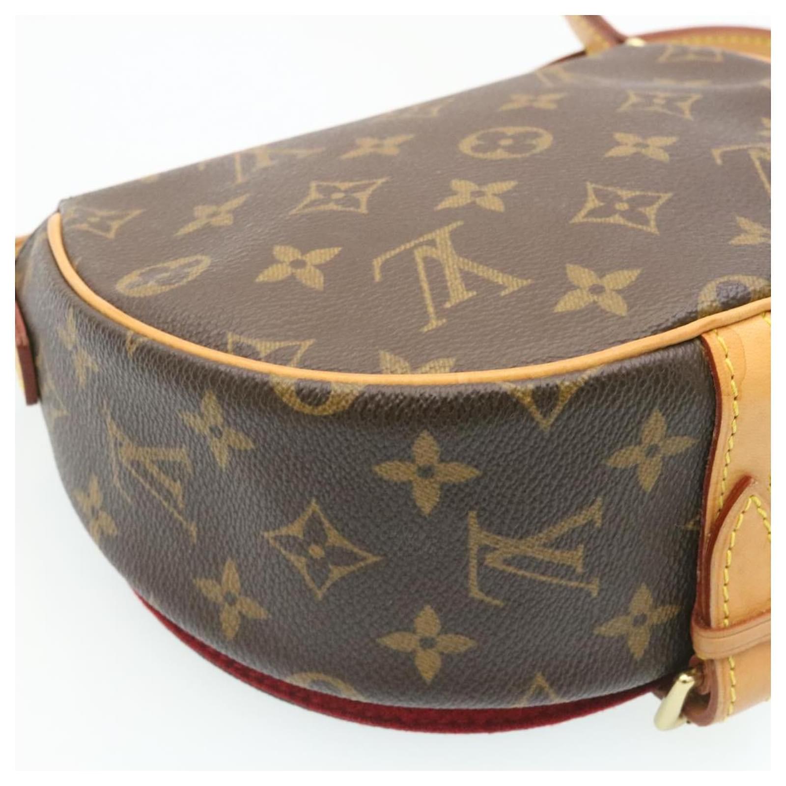 LOUIS VUITTON Monogram Tambourine Shoulder Bag M51179 LV Auth 22759 Cloth  ref.335941 - Joli Closet