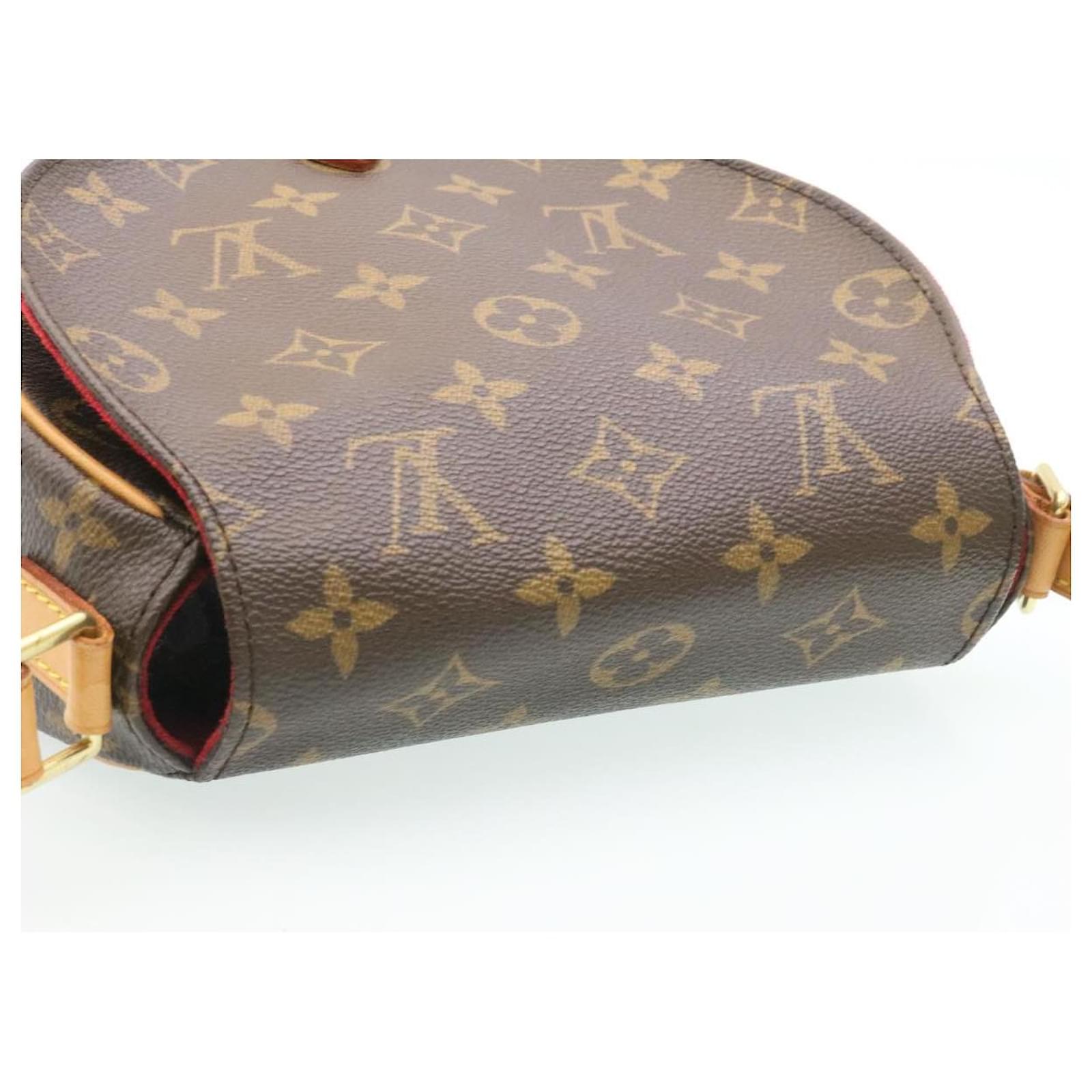 LOUIS VUITTON Monogram Tambourine Shoulder Bag M51179 LV Auth 22759 Cloth  ref.335941 - Joli Closet