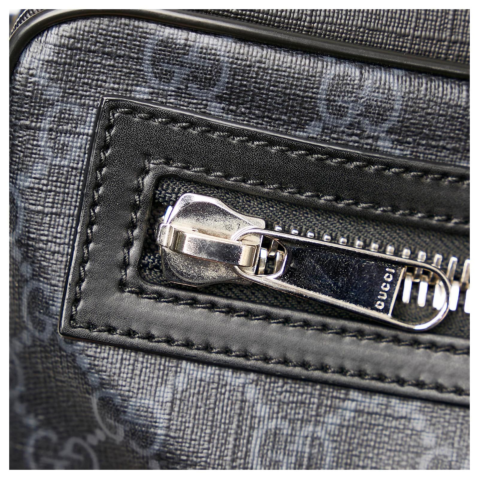 Gucci Black GG Supreme Web Belt Bag Multiple colors Leather Cloth  Pony-style calfskin Cloth ref.469010 - Joli Closet