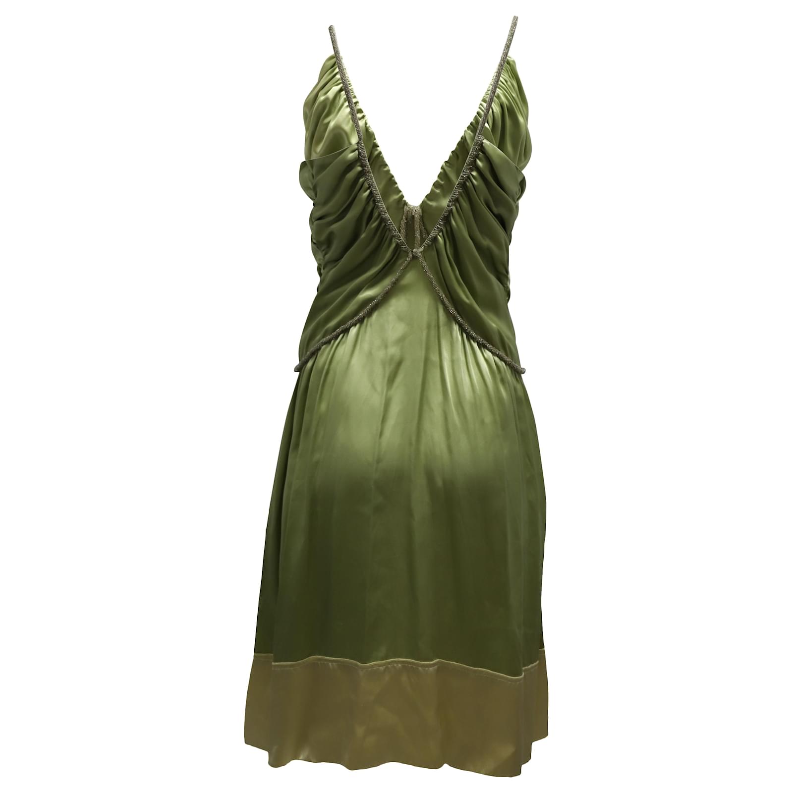 chloe green silk dress Chloe | Women's Silk Long Maxi Dress