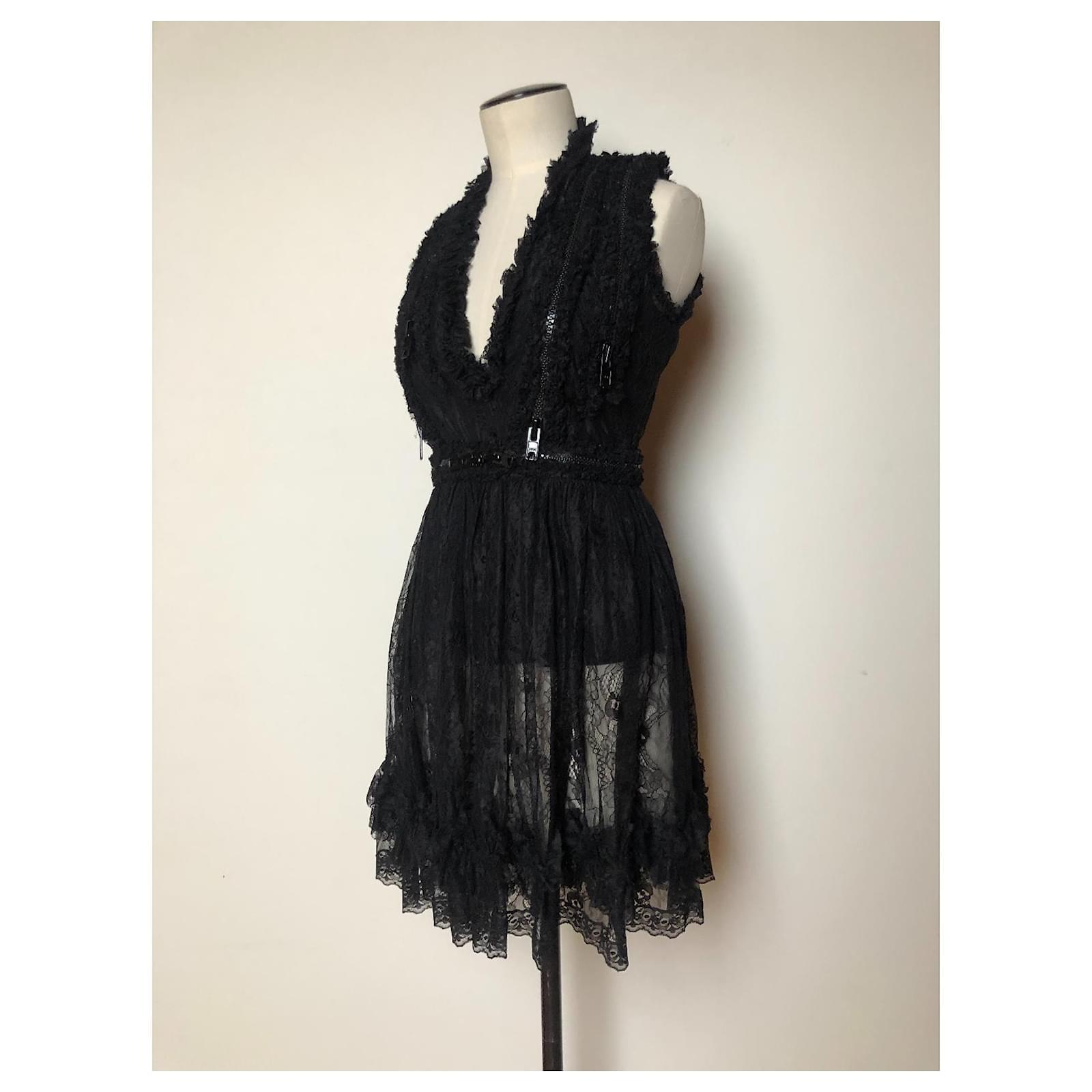 Givenchy lace dress designed by Riccardo Tisci Black ref.469514 Joli Closet