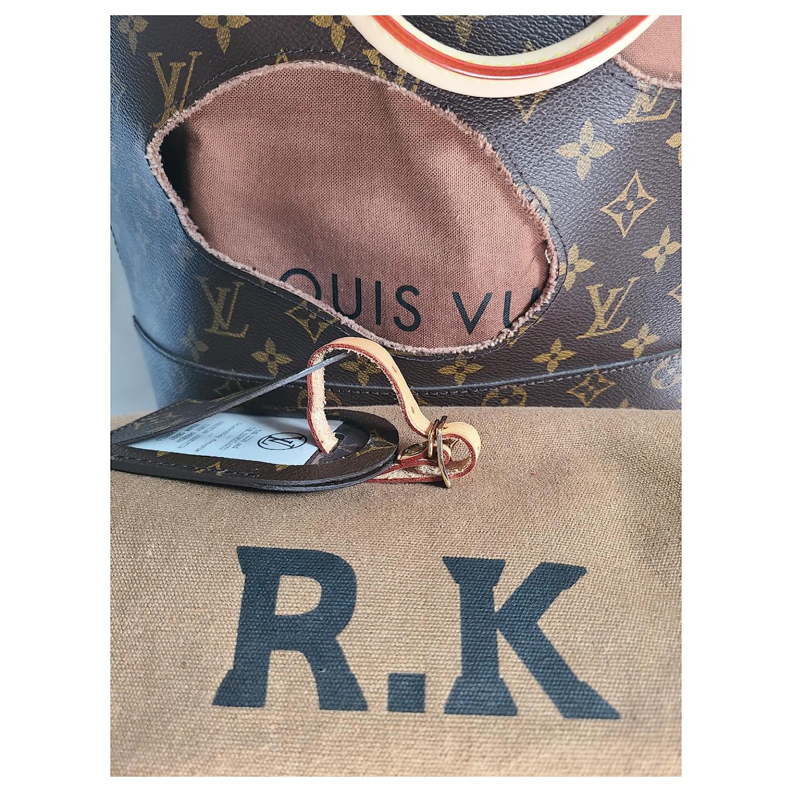 Louis Vuitton Monogram Plat Rei Kawakubo Tote Brown Cloth ref.469528 - Joli  Closet