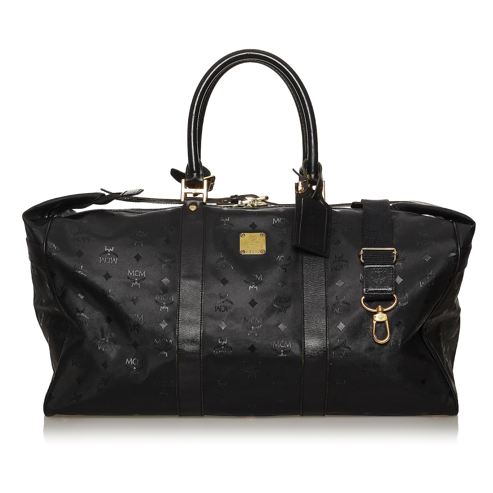 Vitkac Black Mcm Duffle Bag MCM Nomad Weekender