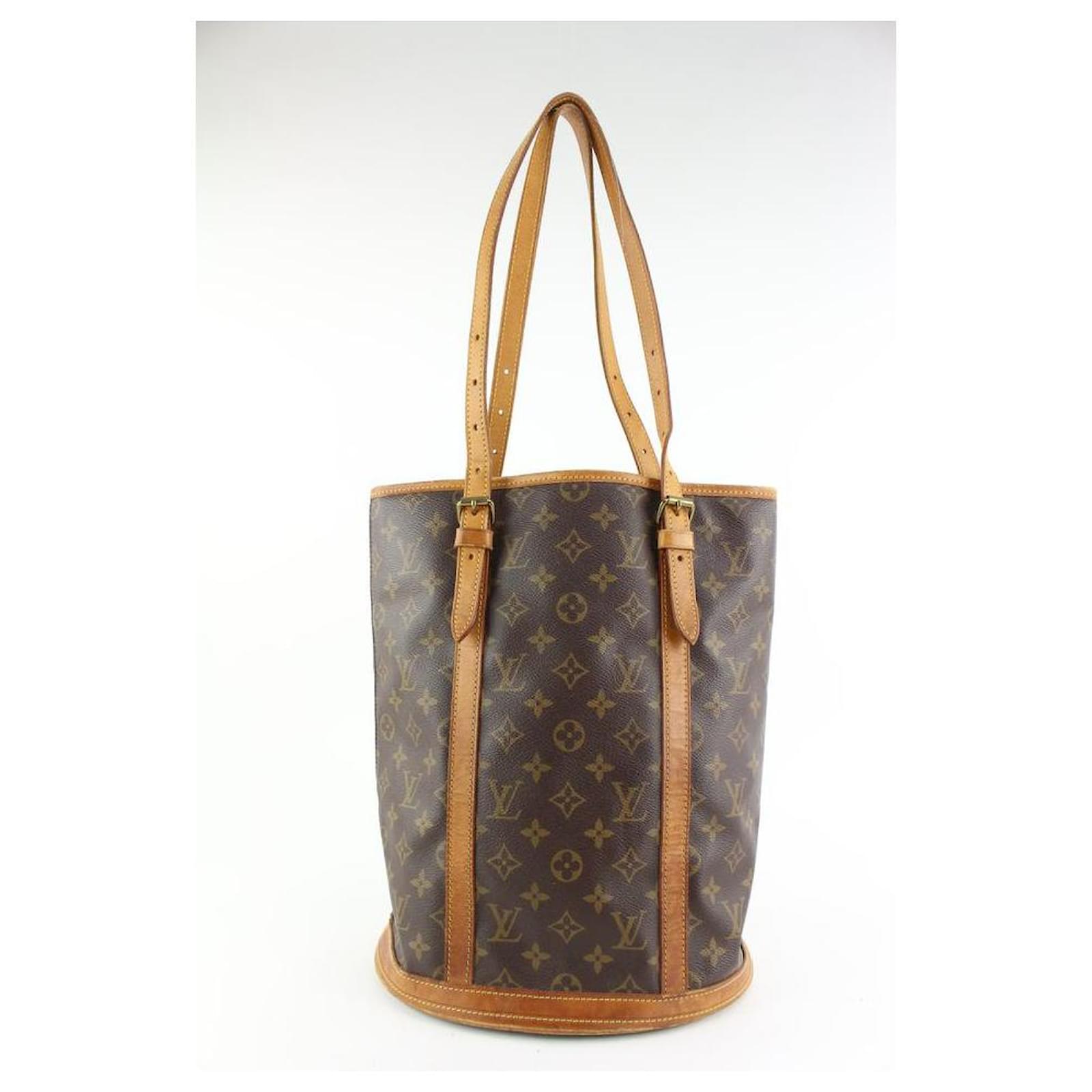 Louis Vuitton Large Monogram Marais Bucket GM Tote Bag Leather ref