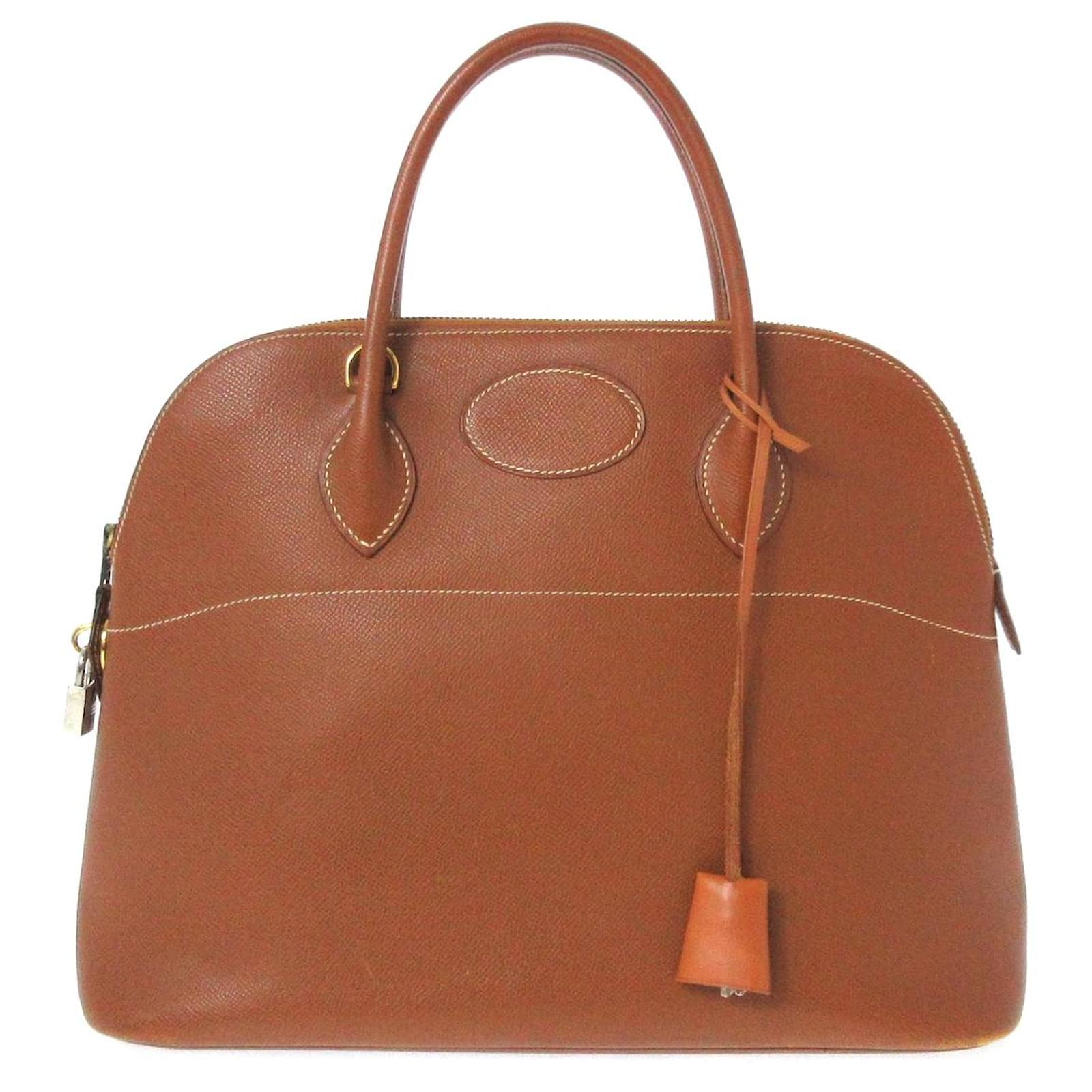 herm-s-hermes-bolide-brown-leather-ref-470435-joli-closet