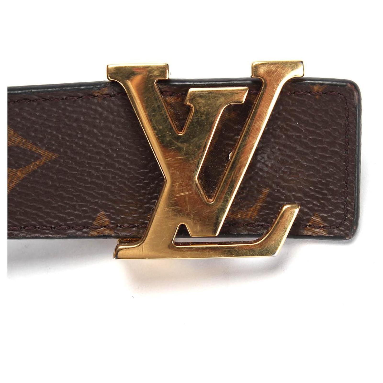 Louis Vuitton Belt Brown Cloth ref.470540 - Joli Closet
