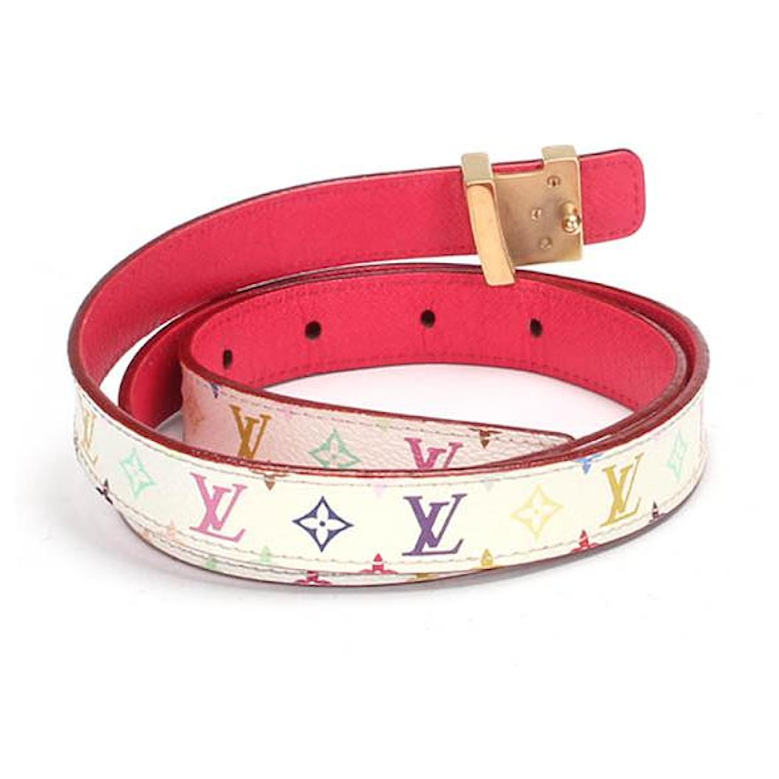 Louis Vuitton Belt Multiple colors Cloth ref.470677 - Joli Closet