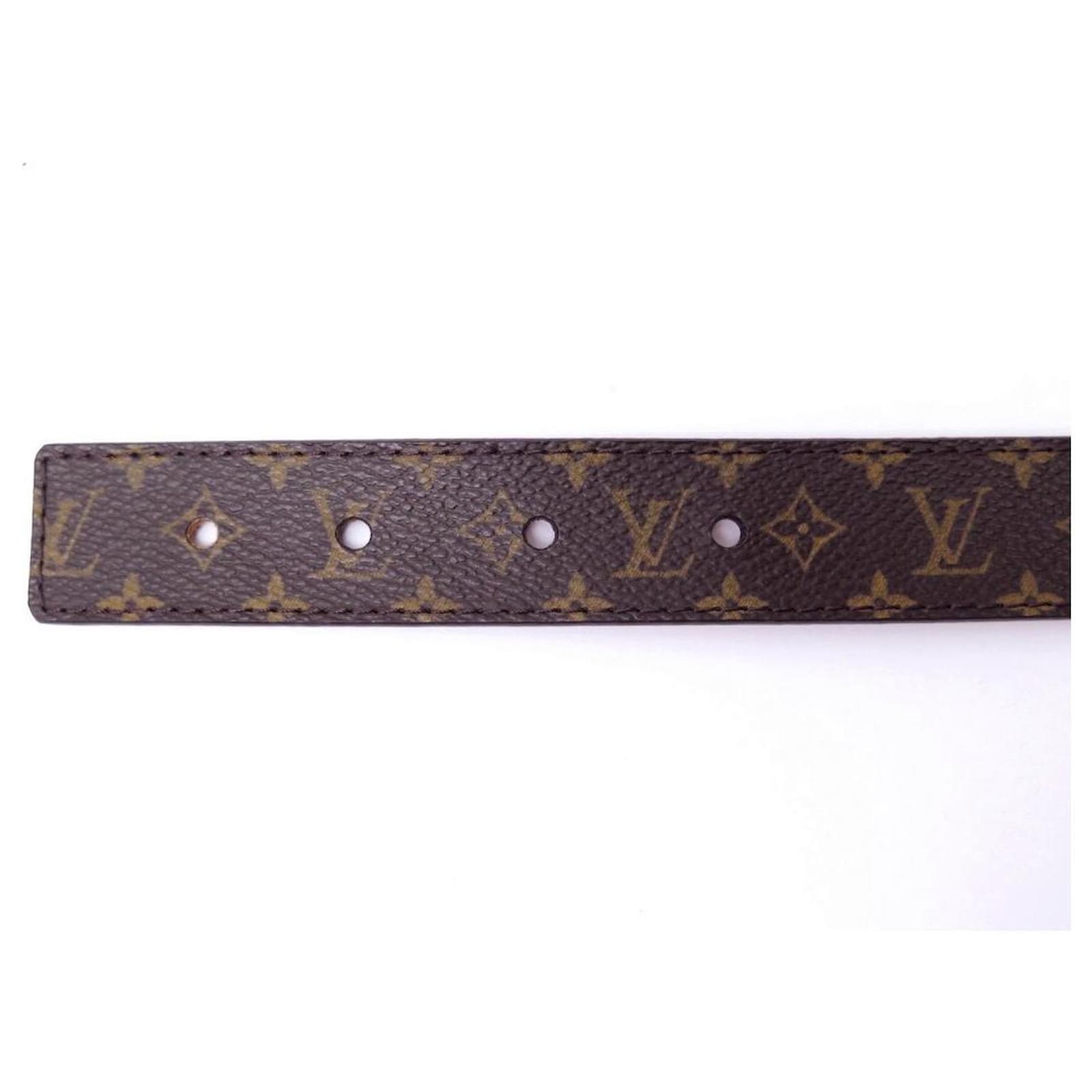 LOUIS VUITTON LV Monogram Suntulle Initial 25MM Belt M9781 90/36