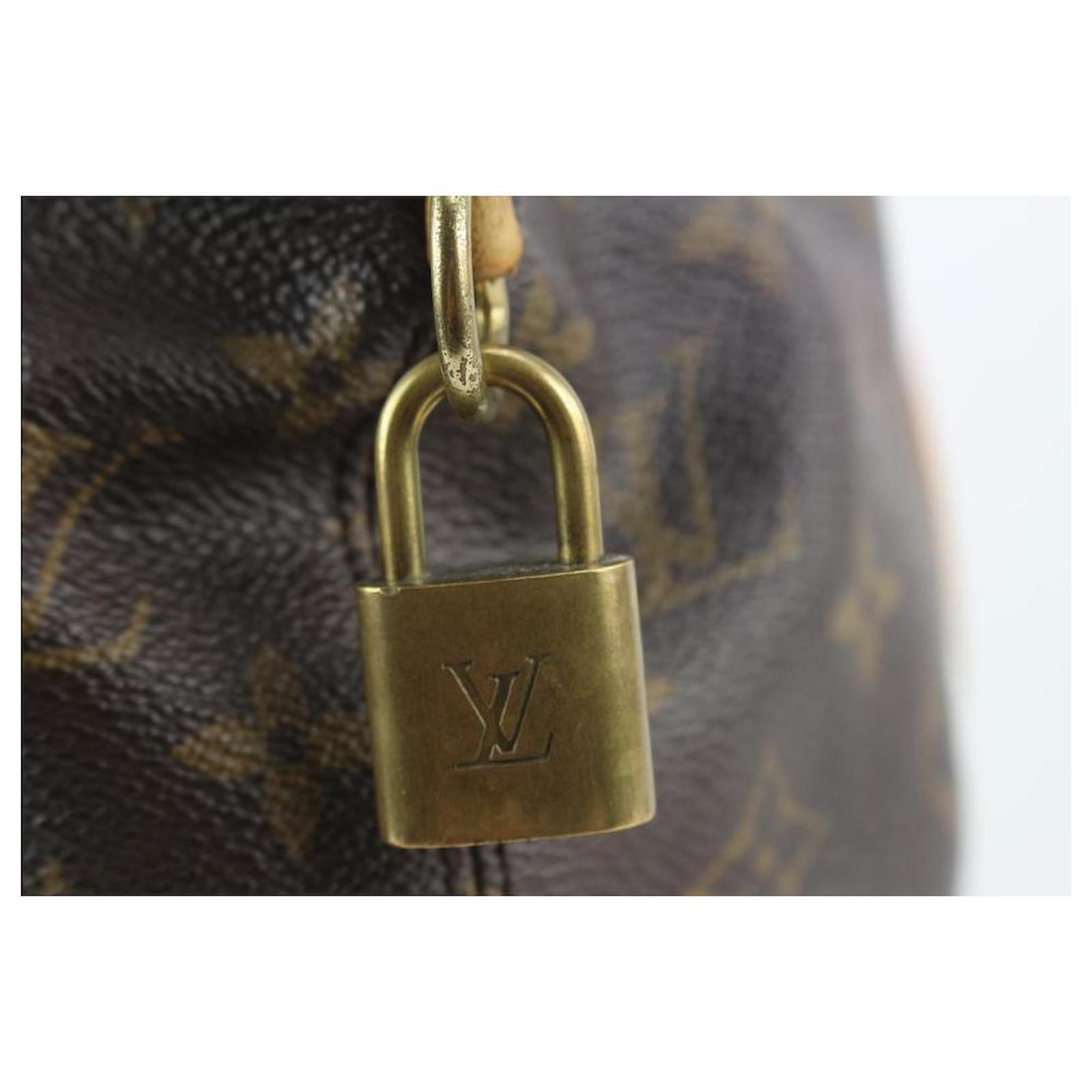 Louis Vuitton Large Monogram Lockit Horizontal Dome Satchel