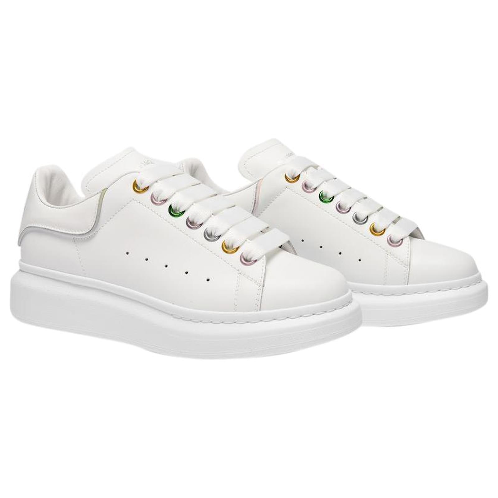 alexander mcqueen basket blanche