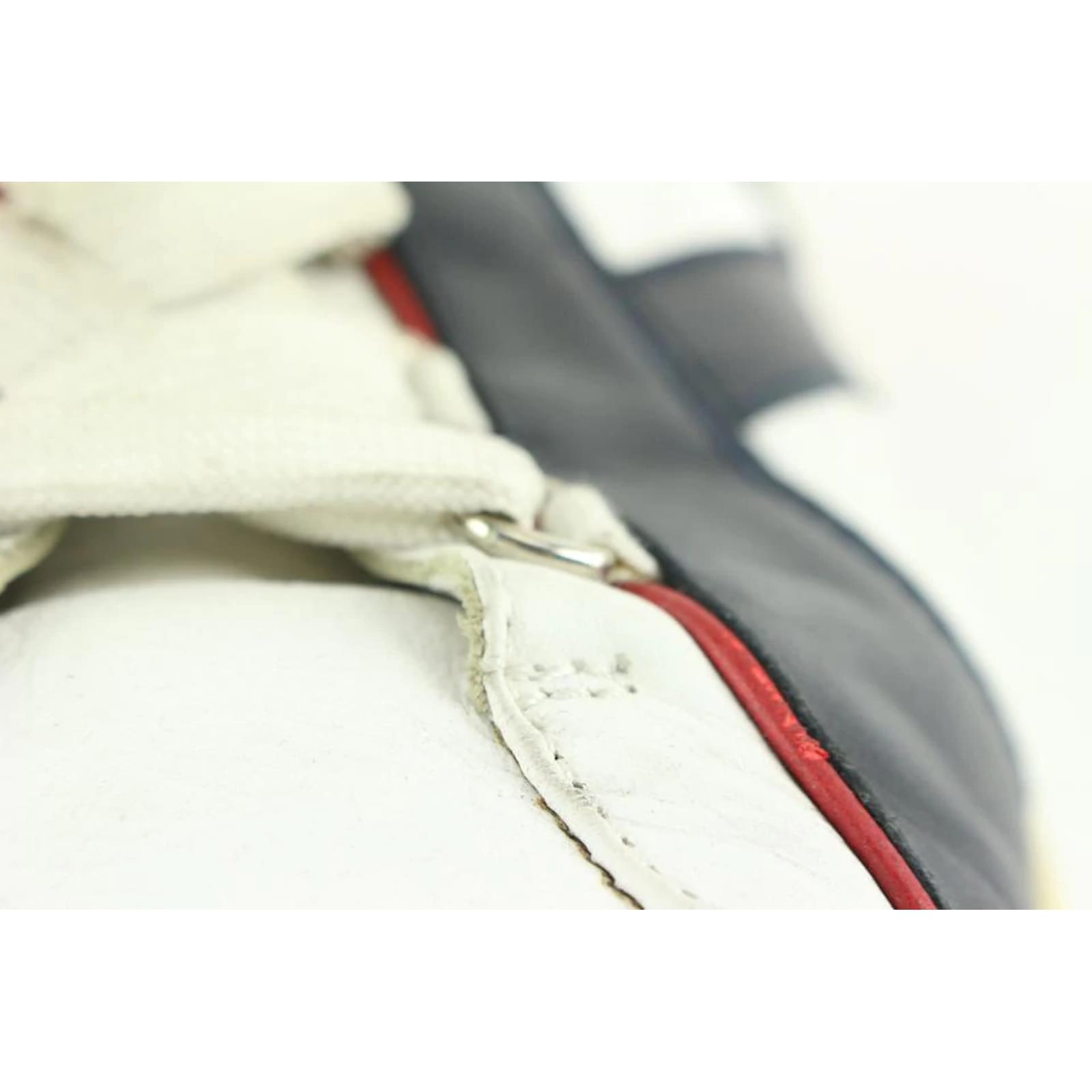 Louis Vuitton men's 13 US Navy x White x Red Rennes Sneaker ref